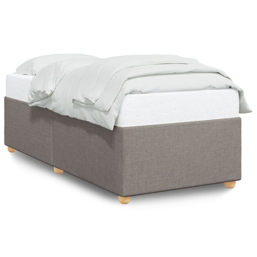vidaXL Bett Bettgestell ohne Matratze Taupe günstig online kaufen