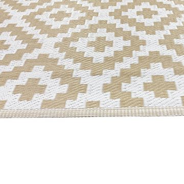 Outdoorteppich Innen- und Außenbereich Teppich wendbar in beige, TeppichHome24, Rechteckig, Höhe: 5 mm