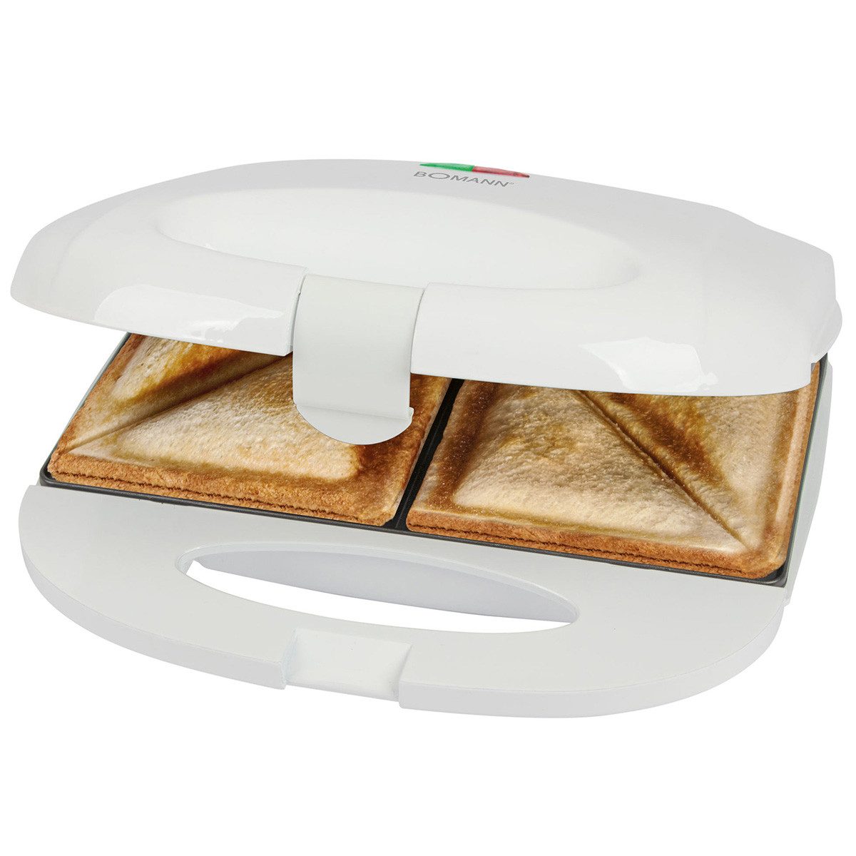 BOMANN Sandwichmaker ST 6073 CB, Sandwichtoaster mit Backampel & isolierter Griff