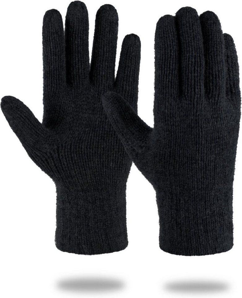 normani Strickhandschuhe Merino Strick-Fingerhandschuhe Onslow  Winterhandschuhe Merinohandschuhe Thermohandschuhe für Damen und Herren