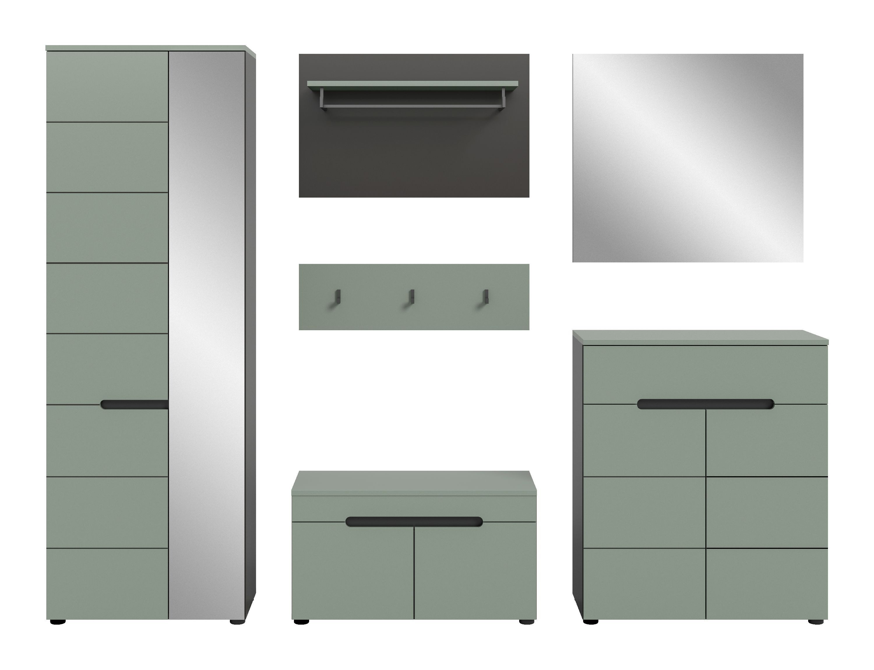 xonox.home Garderoben-Set Canu, (5tlg. Set inkl. günstig online kaufen