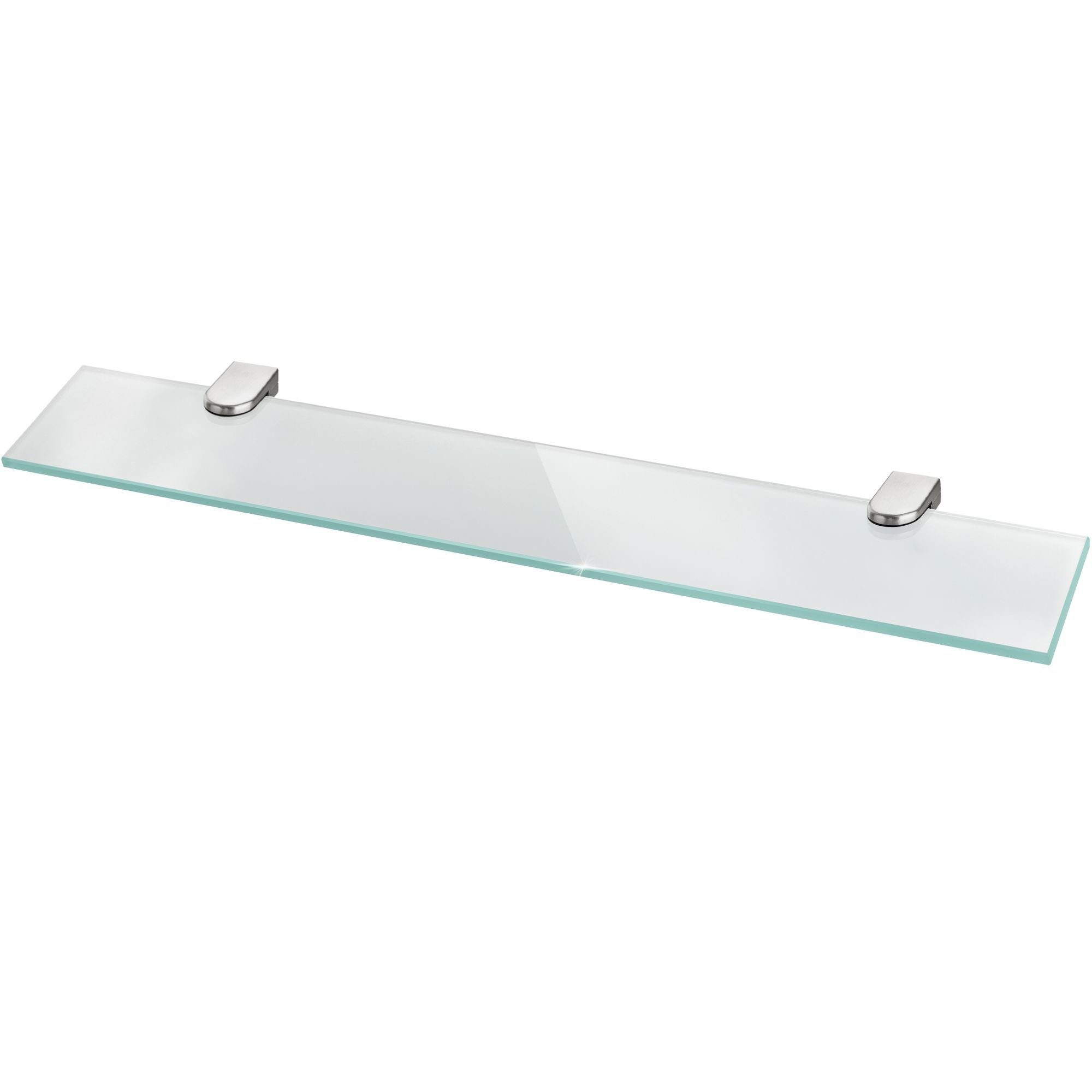 bonsport Badregal Glas Regal, Glasregal Milchglas rechteckig 30 x 10.16 x 0.6 cm