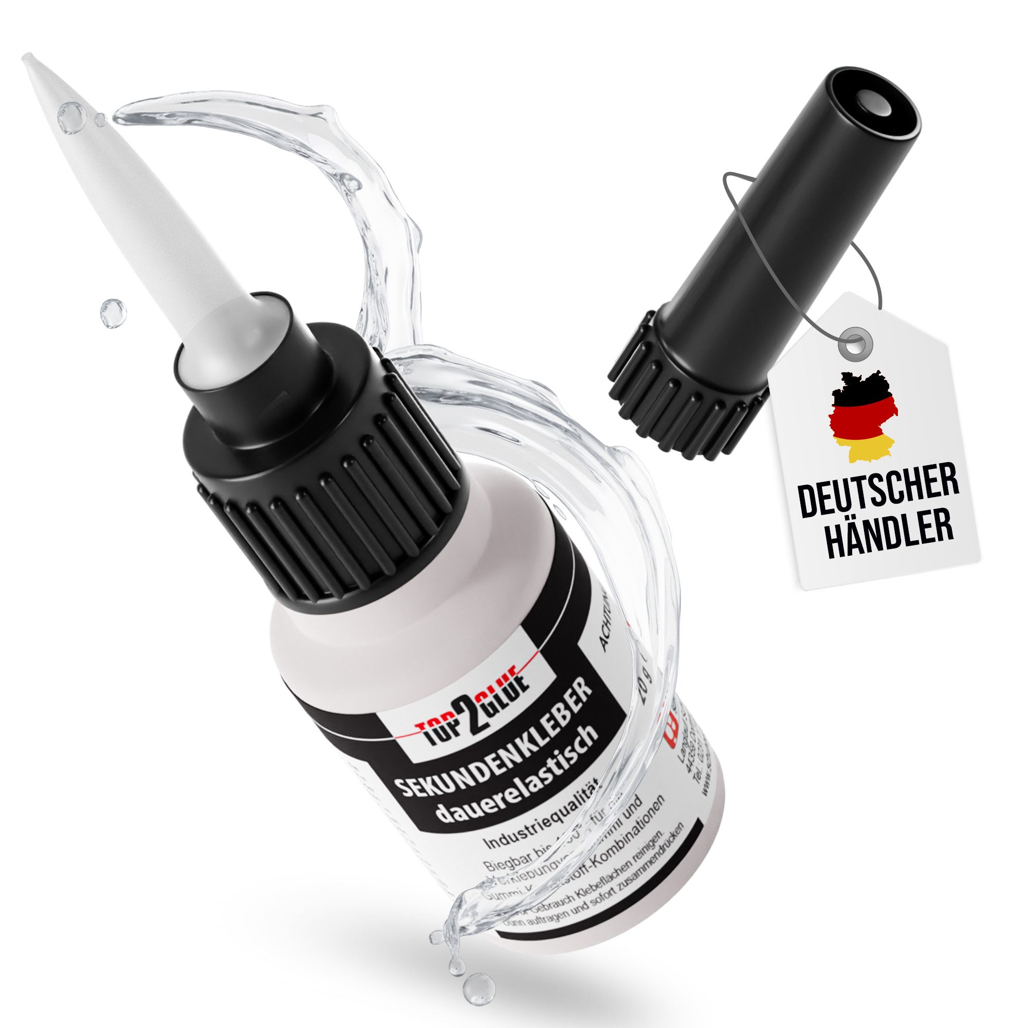 Top2Glue Sekundenkleber Top2Glue Sekundenkleber dauerelastisch 20g, (1-tlg) günstig online kaufen