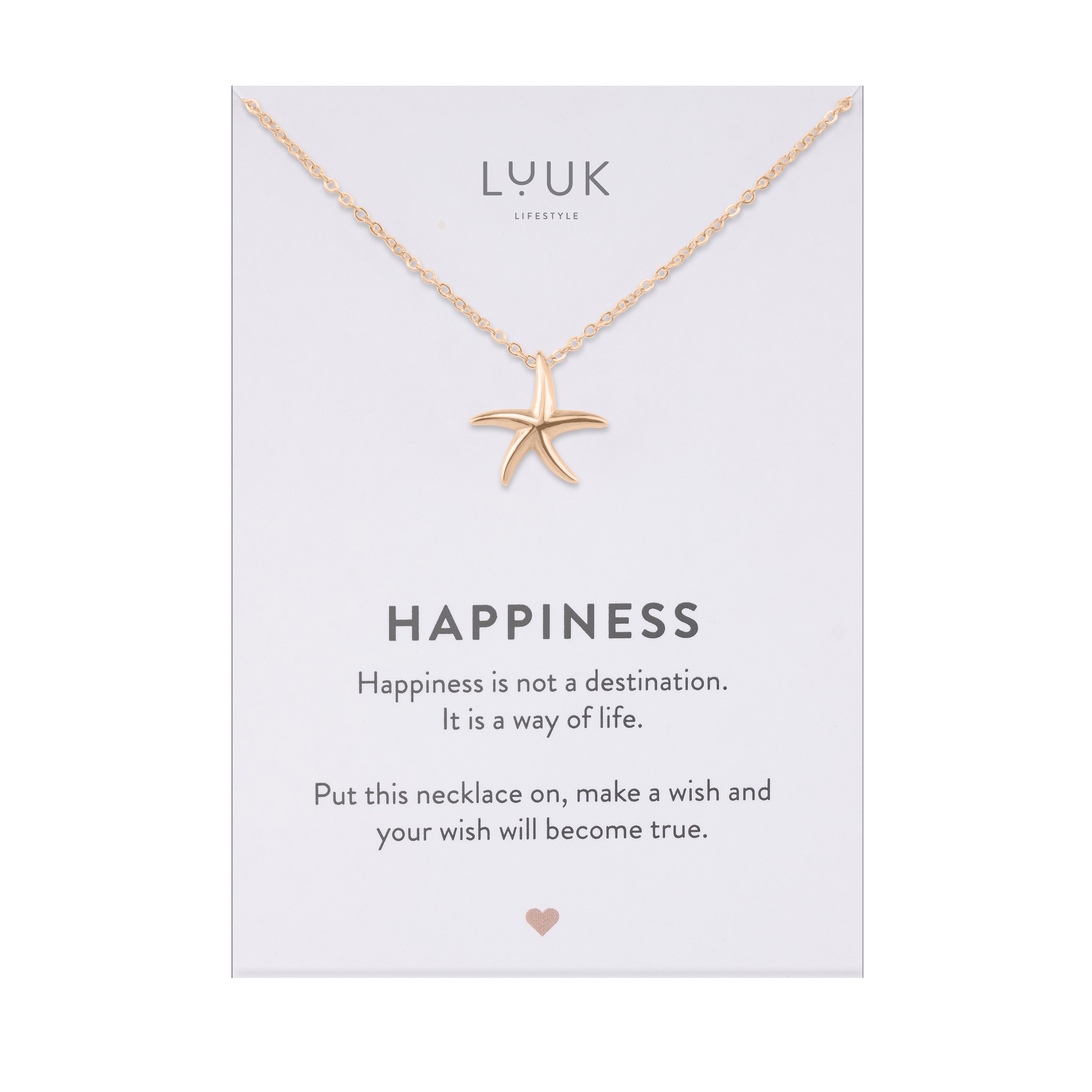 LUUK LIFESTYLE Kette mit Anhänger Seestern, günstig online kaufen