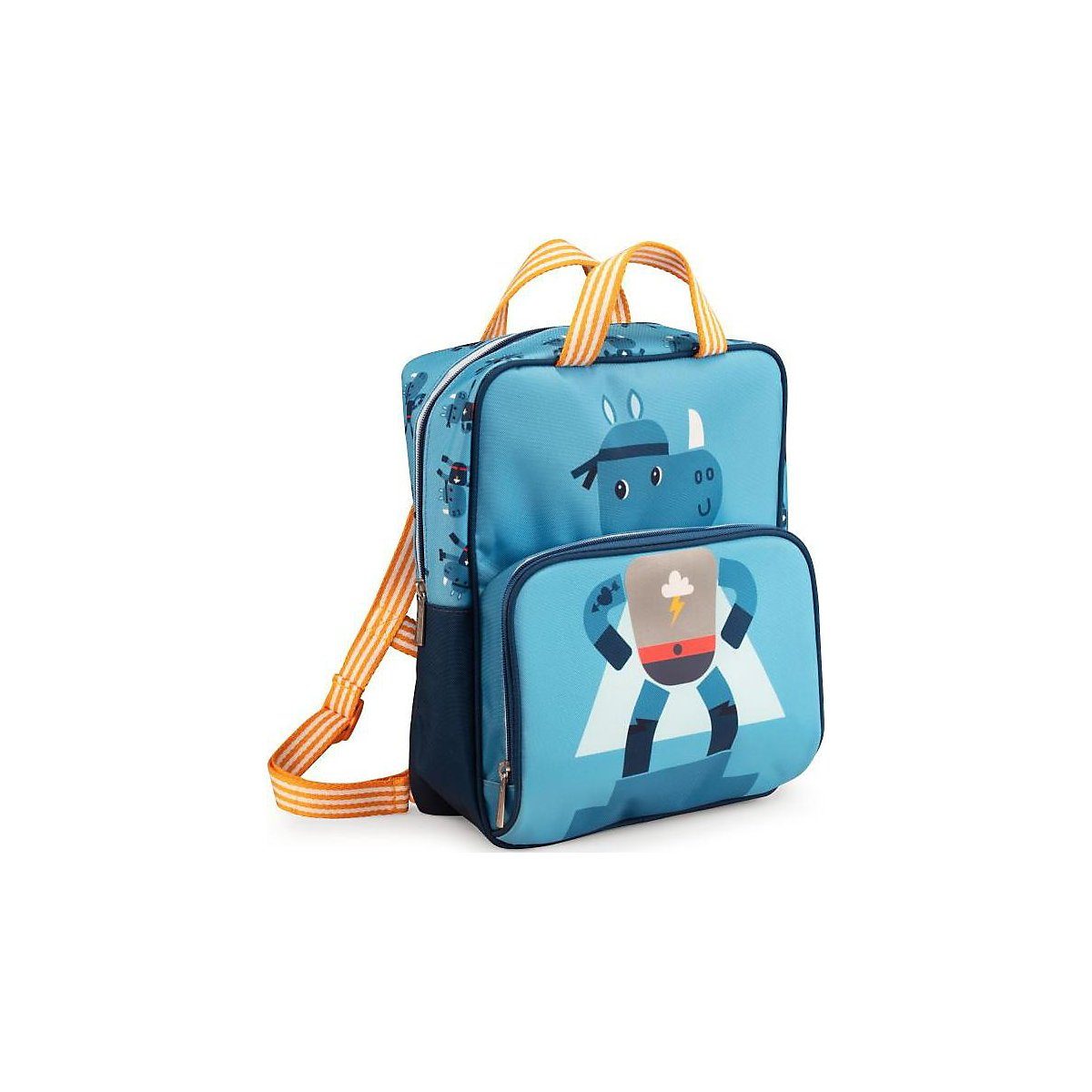 Lilliputiens® Kindergartentasche Kinderrucksack Super Marius, mit Snack  Tasche