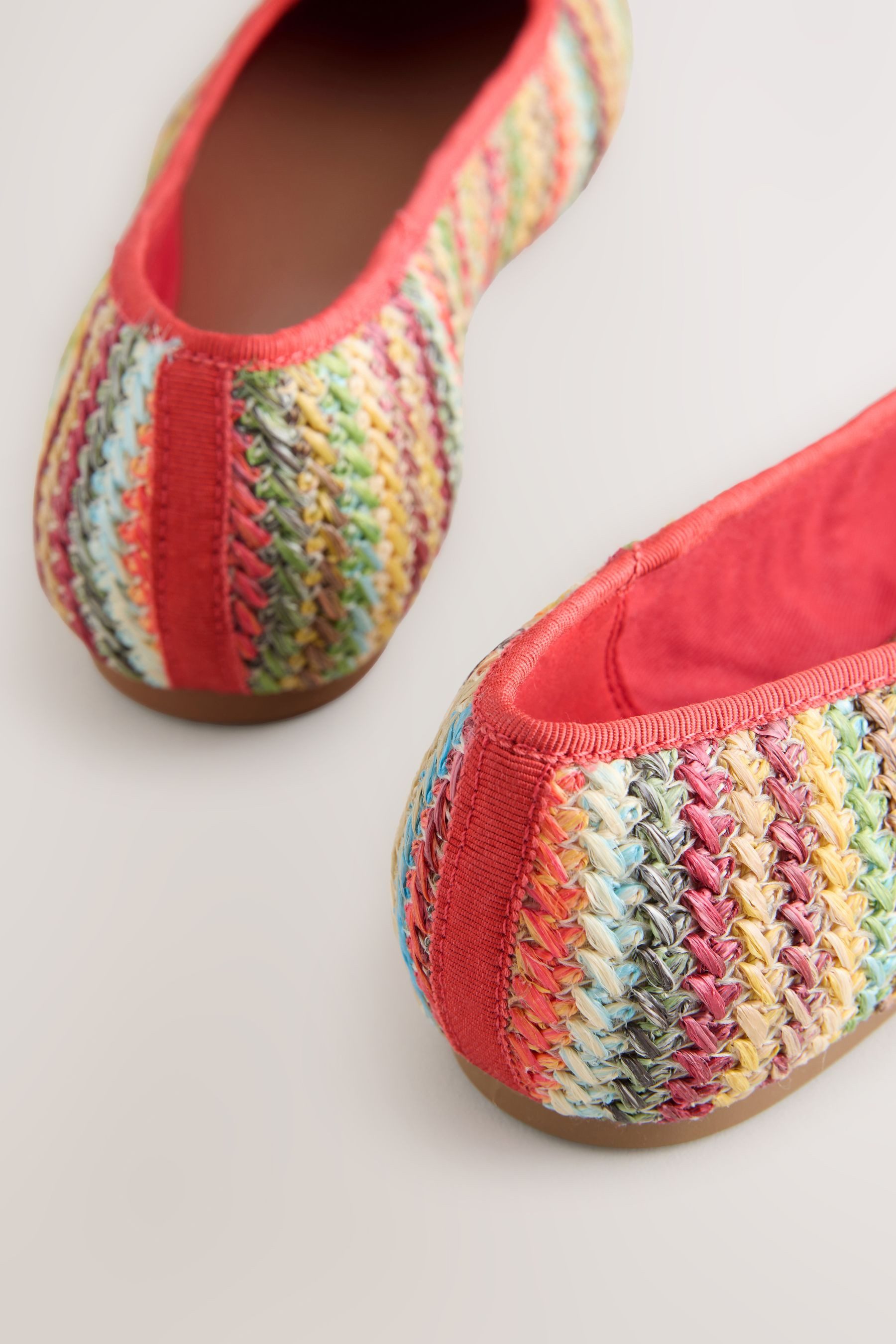 Next Forever Comfort® flache Raffia-Ballerinas Ballerina (1-tlg)