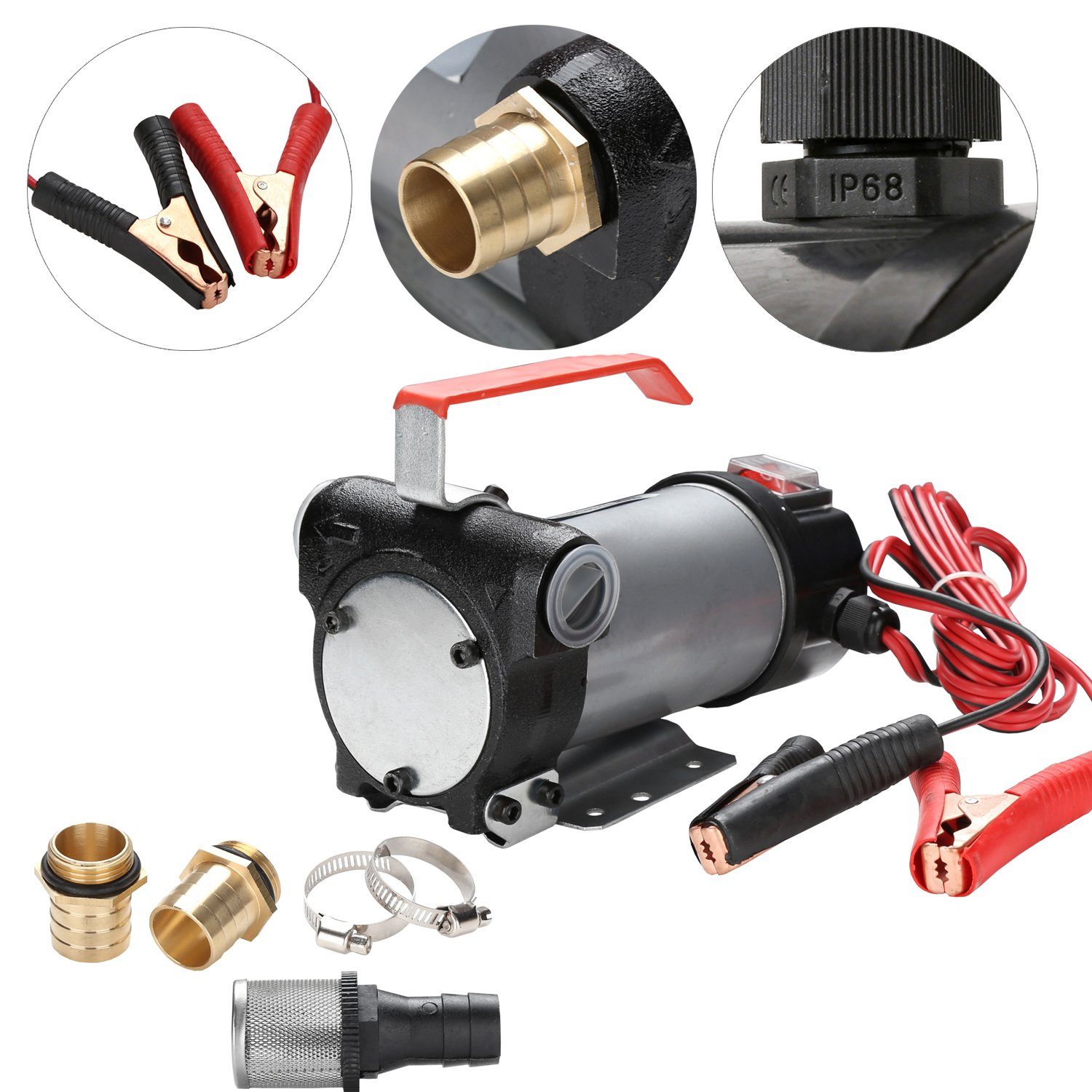 Ölpumpe 12V kräftiger Motor ÖL Wechsel Öl-Absaugpumpe Ölabsaugpumpe 60W