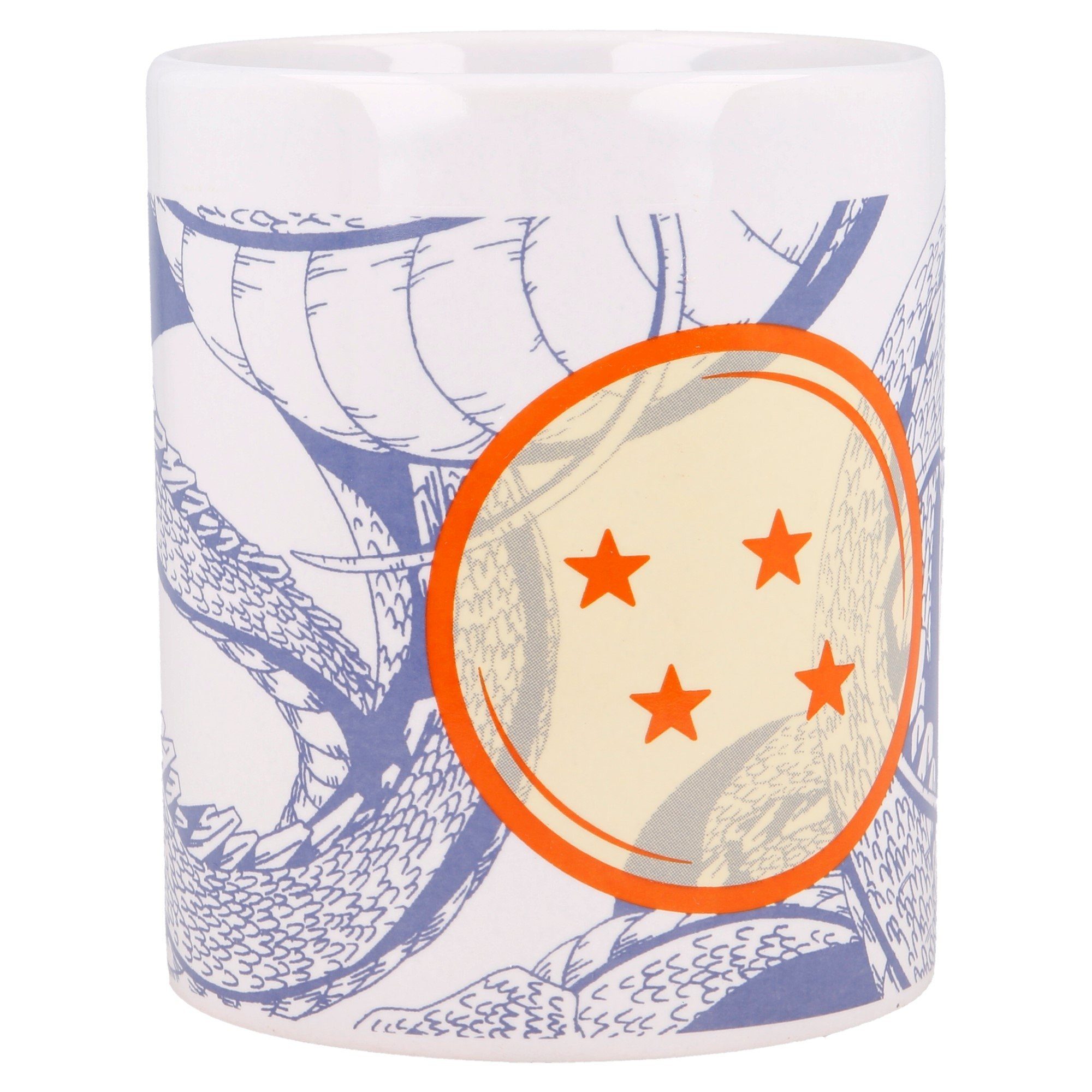 Dragon Ball Tasse Anime DragonBall Goku Kaffeetasse Teetasse Geschenkidee 330 ml, Keramik