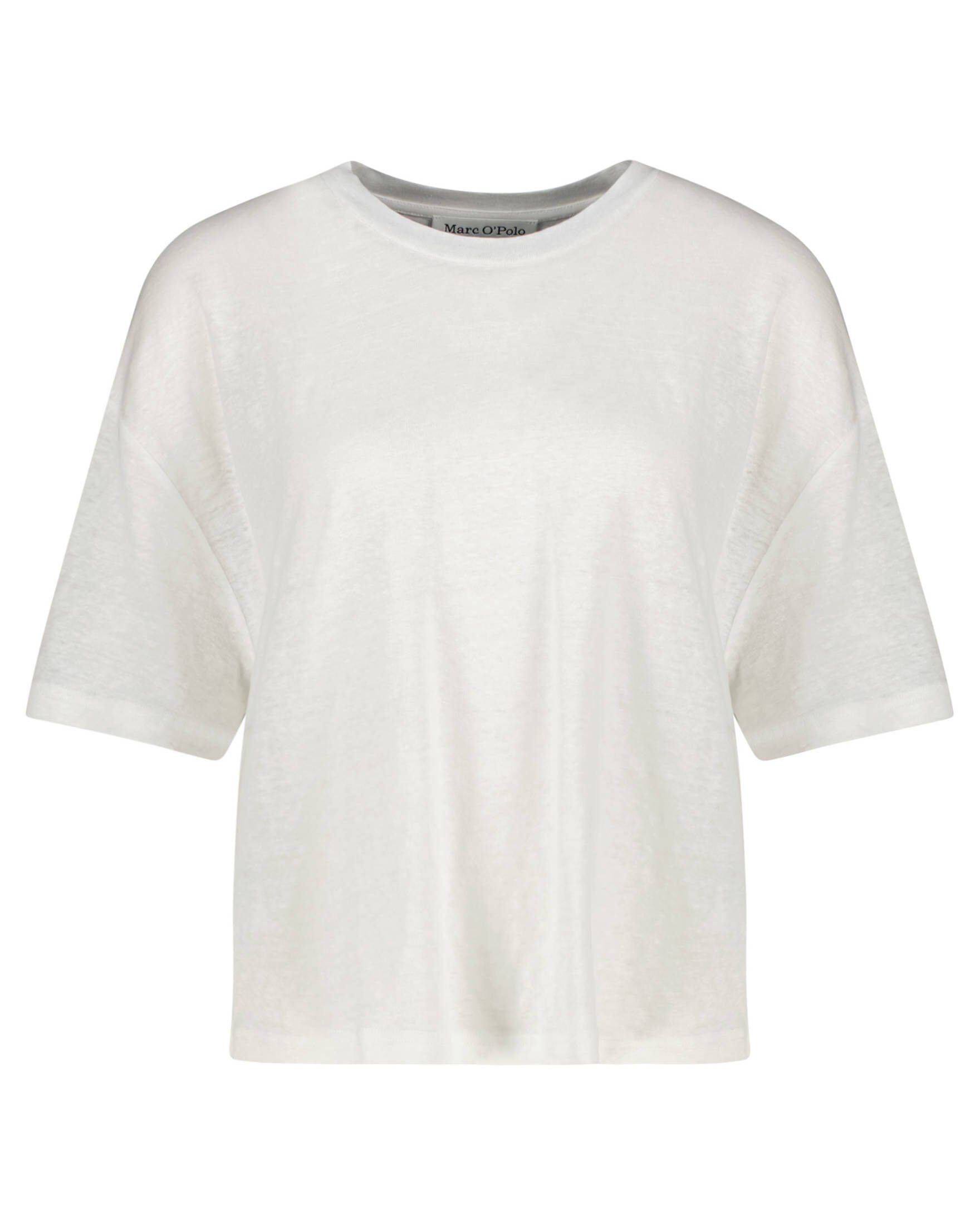 (1-tlg) Marc O'Polo Damen Kurzarm Leinenshirt T-Shirt