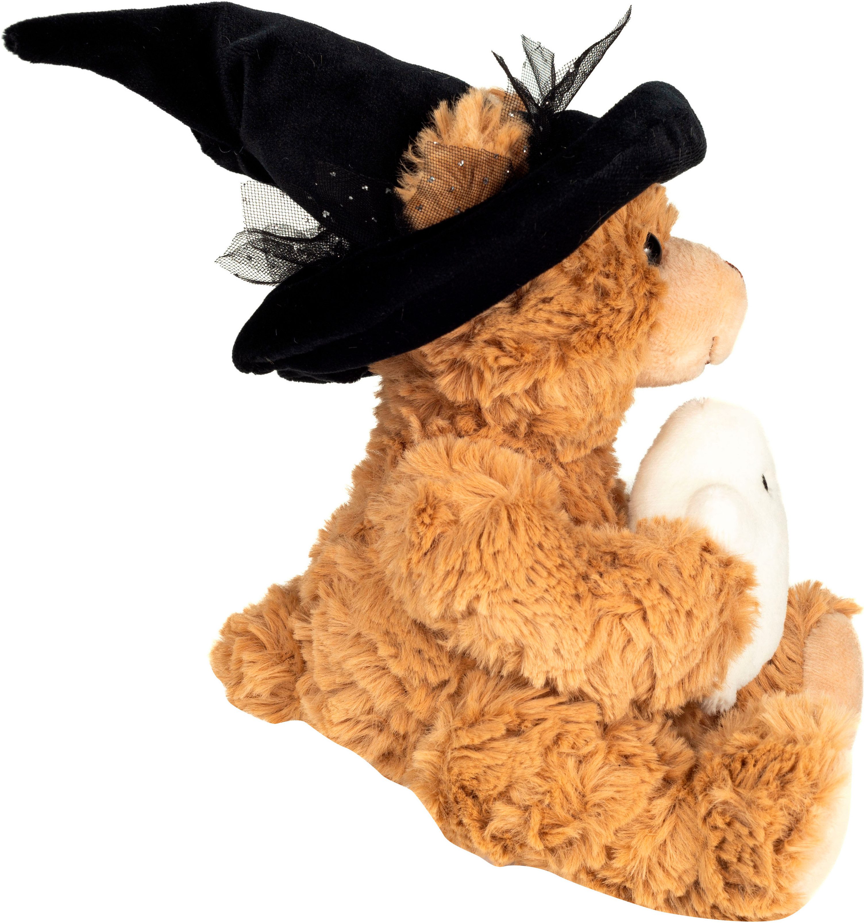 Teddy Hermann® Kuscheltier Halloween Teddy mit Gespenst, 20 cm
