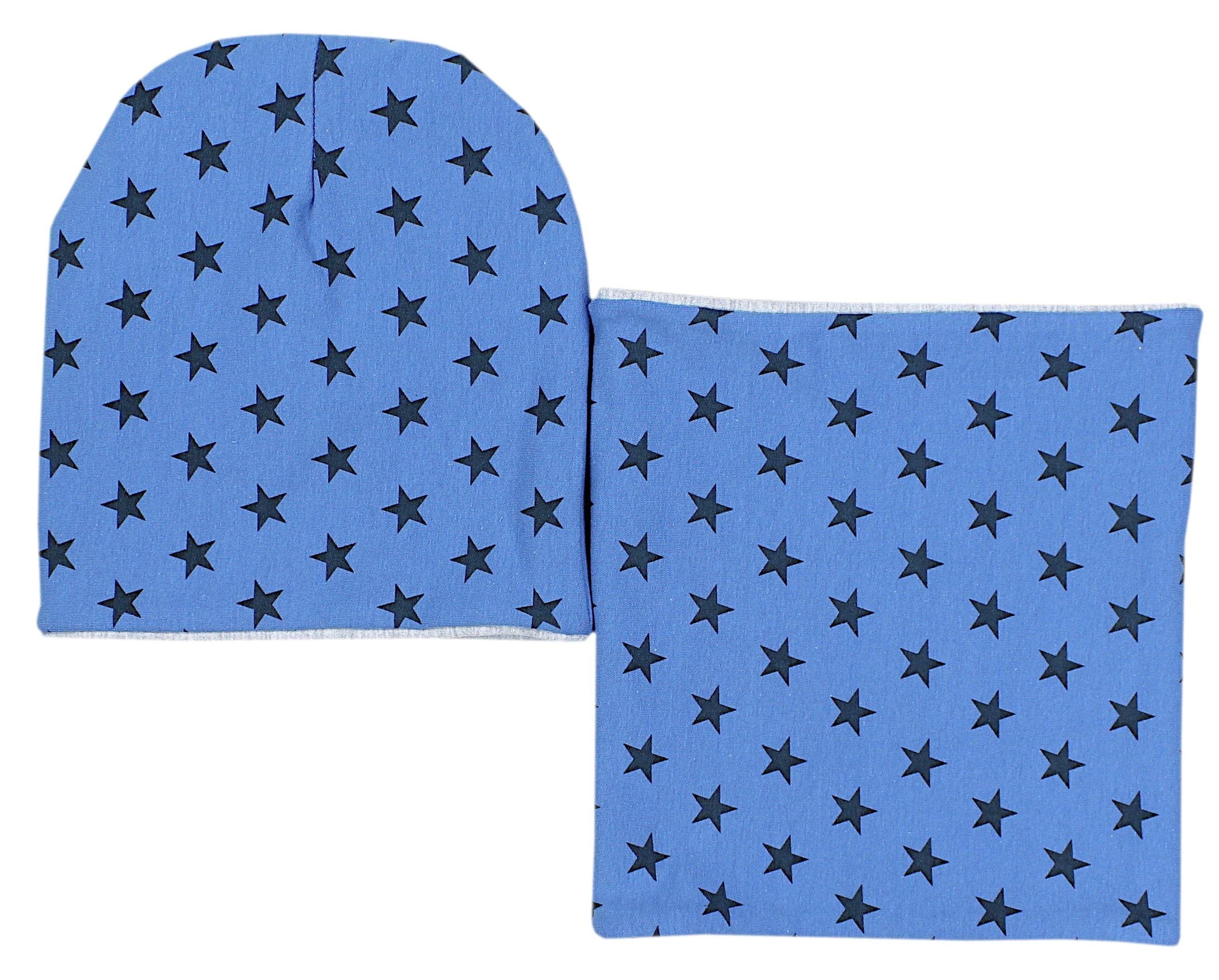 TupTam Beanie TupTam Unisex Kinder Beanie Mütze Schlauchschal Set