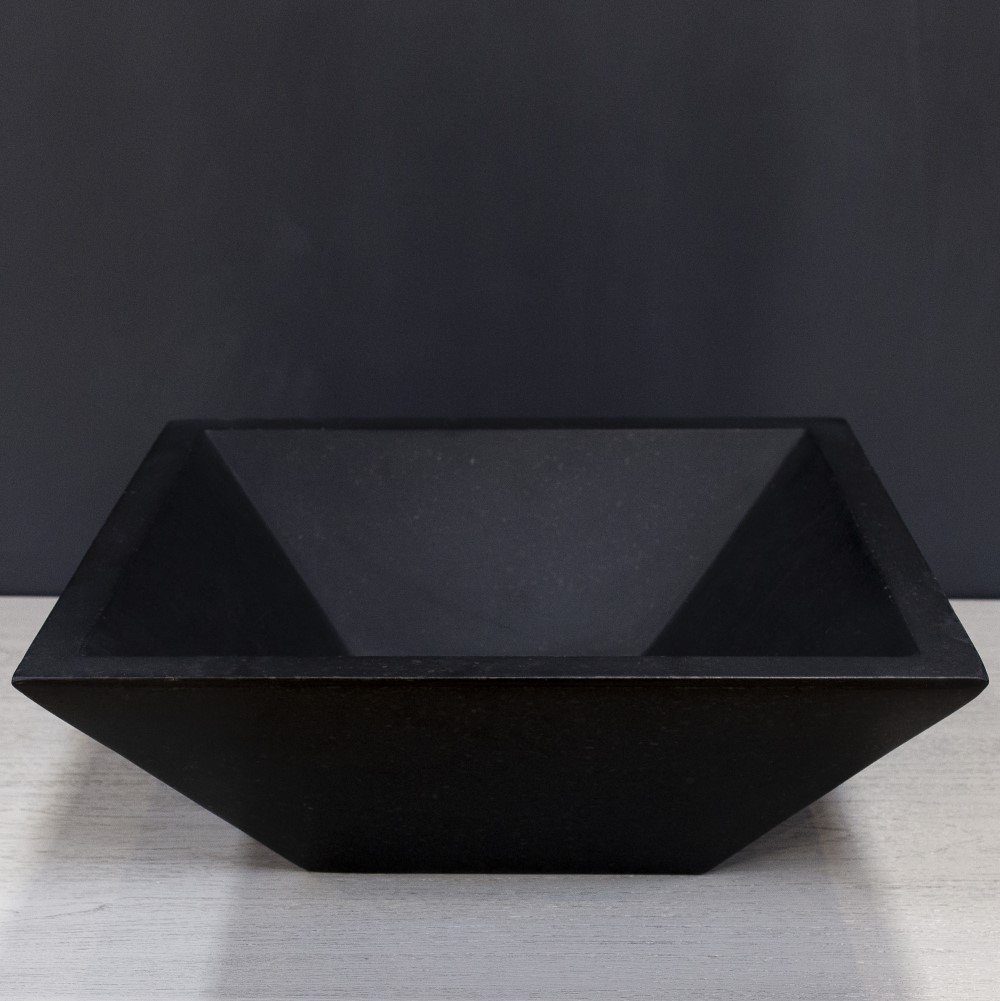 Teako Design Waschbecken Waschbecken Marca aus Naturstein Terrazzo Ø 40cm (1-St)
