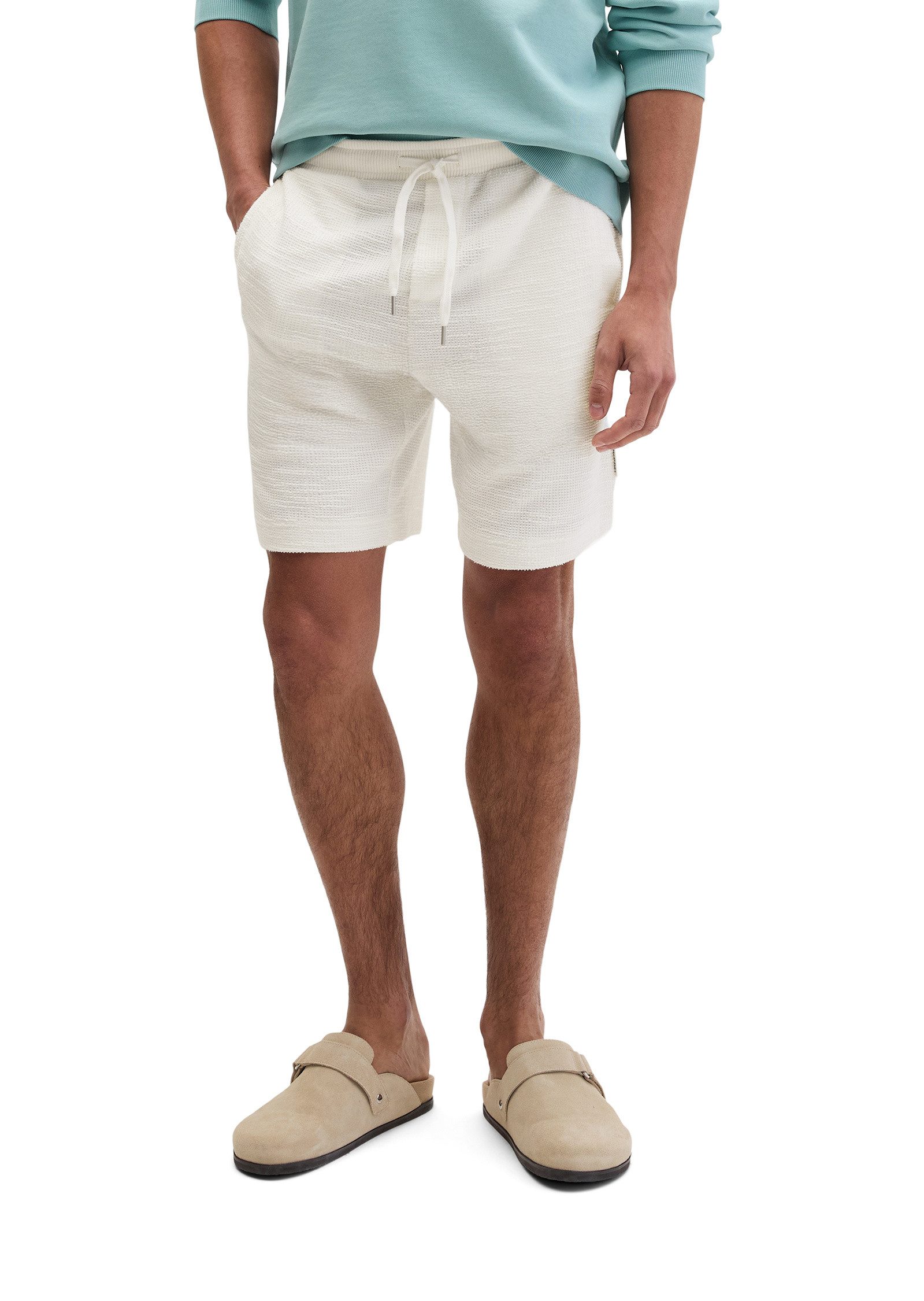 Marc O'Polo Shorts aus weichem Bouclé-Jersey