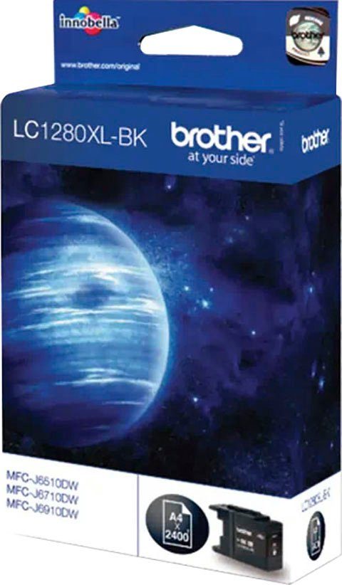LC-1280XL-BK Brother schwarz (1-tlg) Tintenpatrone