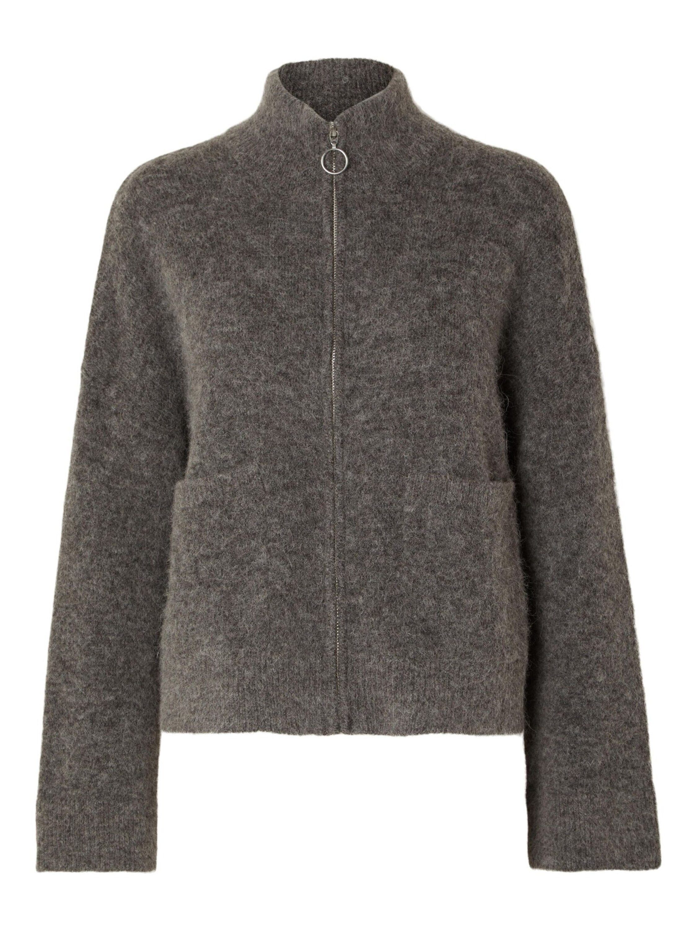 Selected Strickjacke SIA RAS (1-tlg) Plain/ohne günstig online kaufen