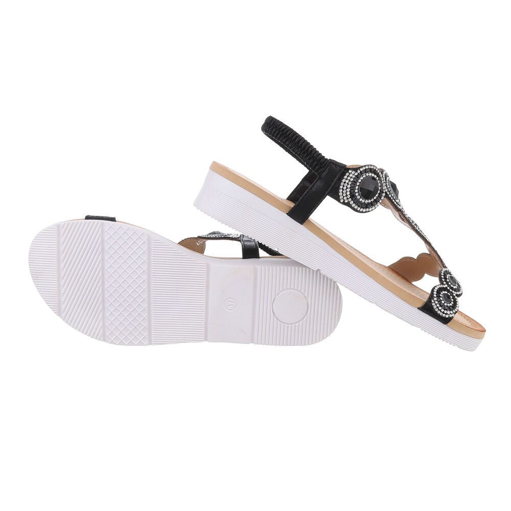Ital-Design Damen Freizeit Riemchensandalette (86016836) Keilabsatz/Wedge K günstig online kaufen