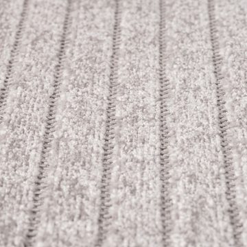 Teppich Lorent, Home affaire, rechteckig, Höhe: 5 mm, Kurzflor, Uni Farben, Hoch-Tief-Effekt, Scandi-Look, Outdoor geeignet