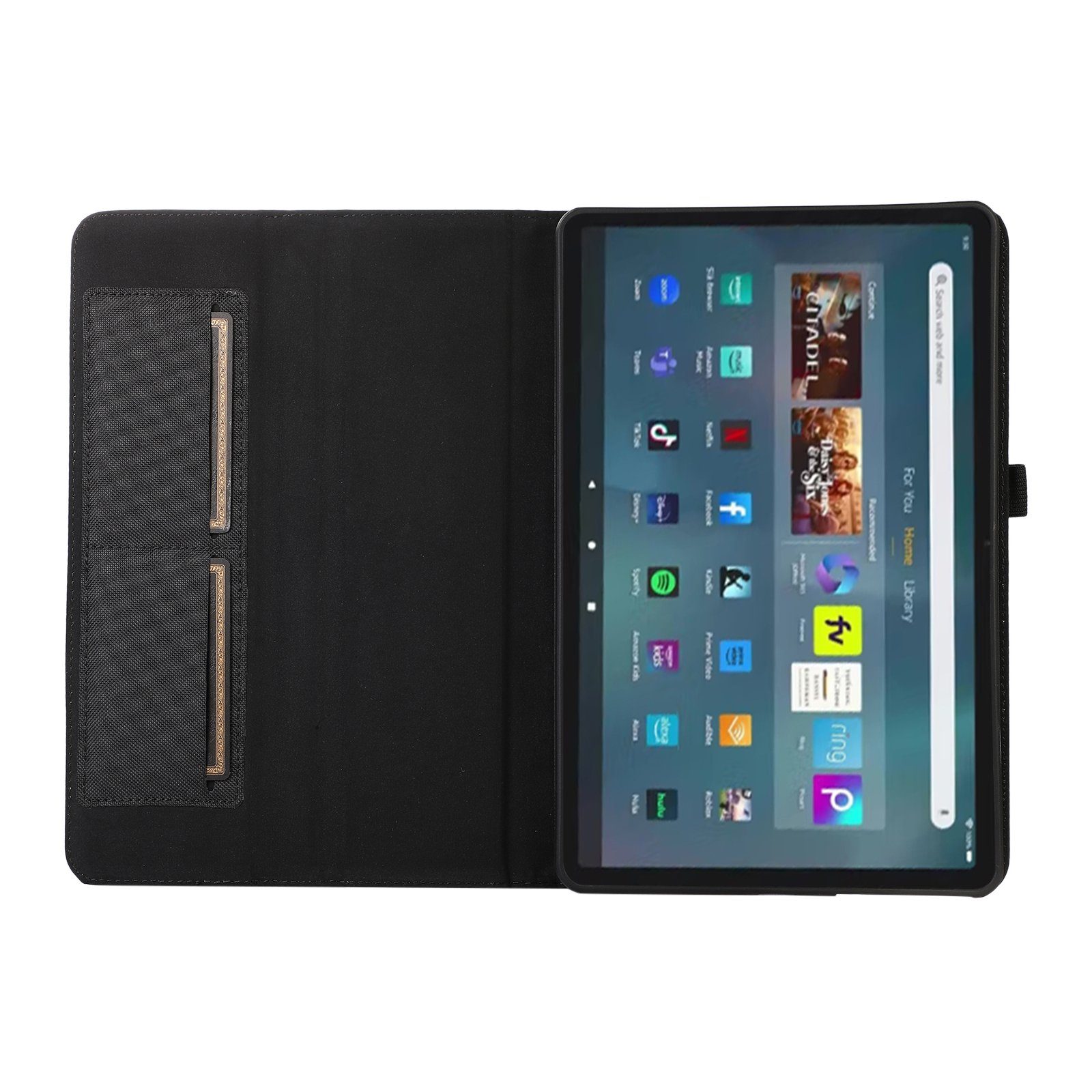 Lobwerk Tablet-Hülle Schutzhülle für Amazon Fire Max 11 2023 11 Zoll 13. Generation, Wake & Sleep Funktion, Sturzdämpfung, Aufstellfunktion