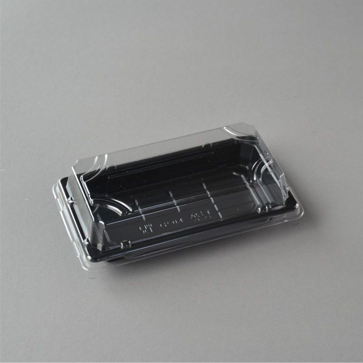 Stück Schalen 400 Tray OP mm), Box Verpackung Sushi Sushi Sushi (168×93×31 Deckel Boden, Einwegschale 0.4 wellenförmigen mit mit