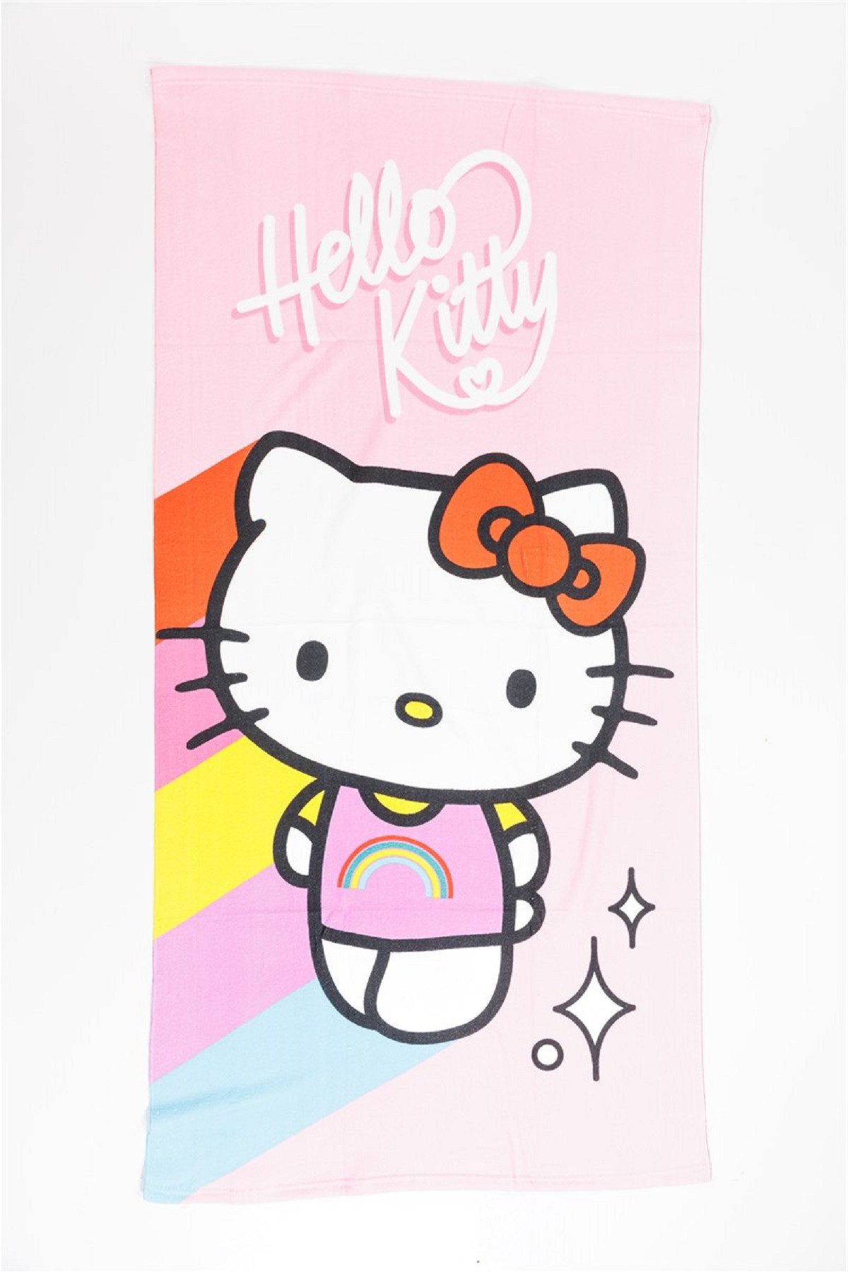 Hello Kitty Strandtuch Strandtuch 140x70 cm Weiches Badehandtuch für Fans