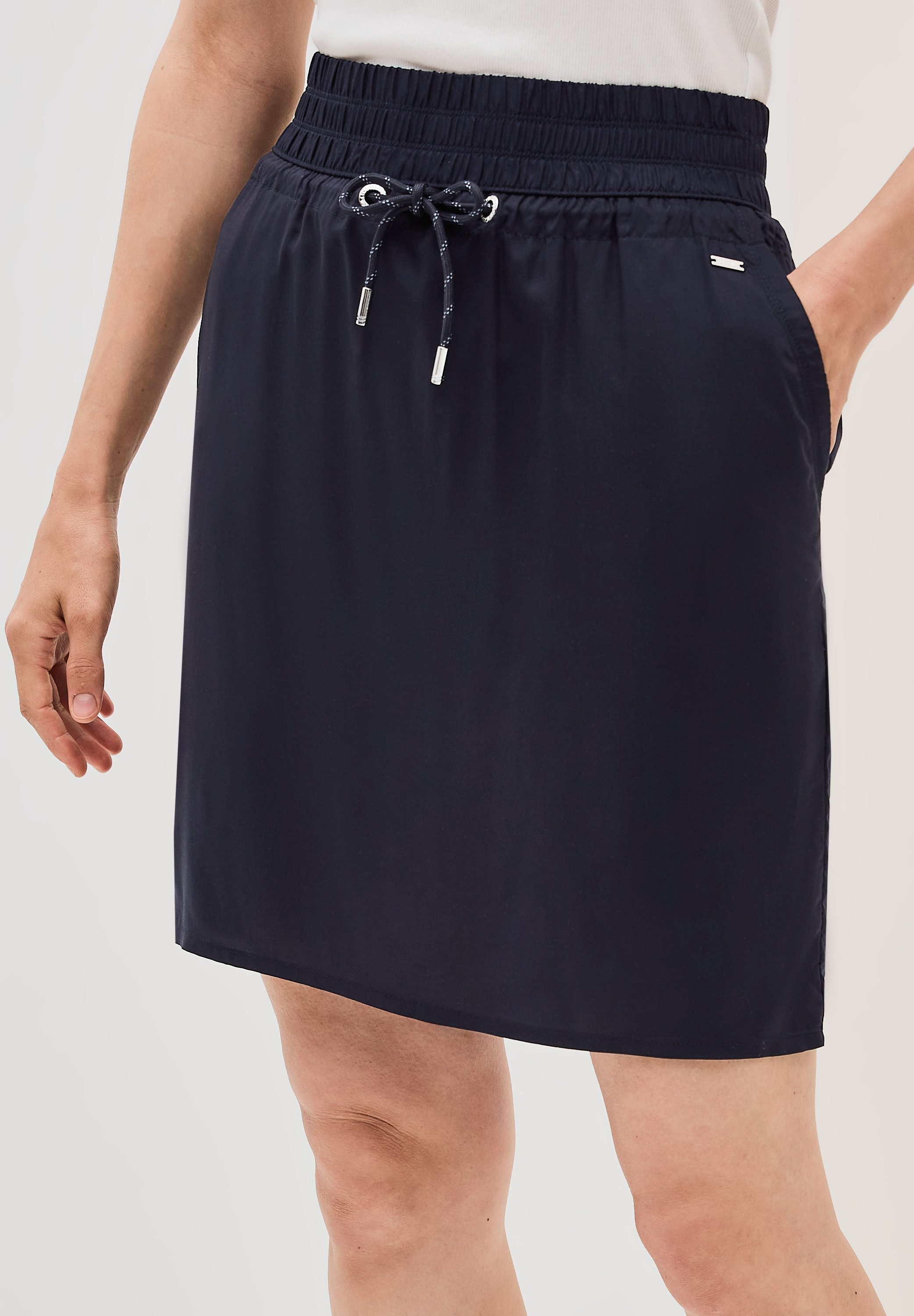 CECIL Minirock mit Kordelzug und elastischem Bund günstig online kaufen