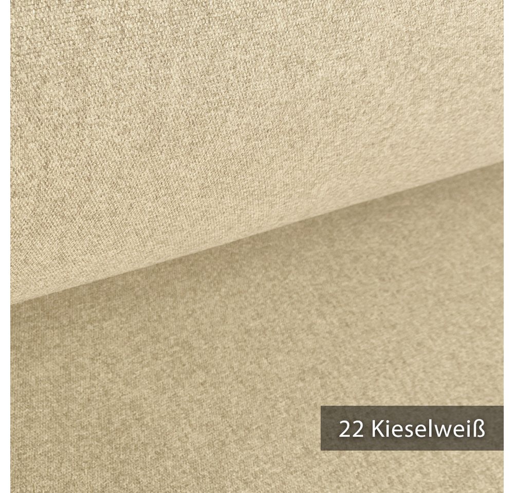Thumbnail - novely® Stoff ONTREAL Moderner Möbelstoff Melange Polsterstoff Woll-Optik, Schwer Entzündbar, Robust, Abriebfest, Meterw...