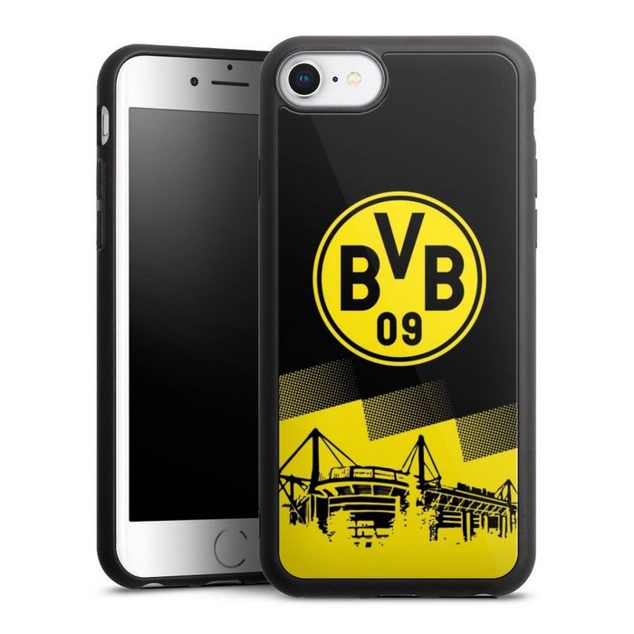 DeinDesign Handyhülle BVB Borussia Dortmund Stadion BVB Two Tone Apple iPhone SE (2020) Gallery Case Glas Hülle