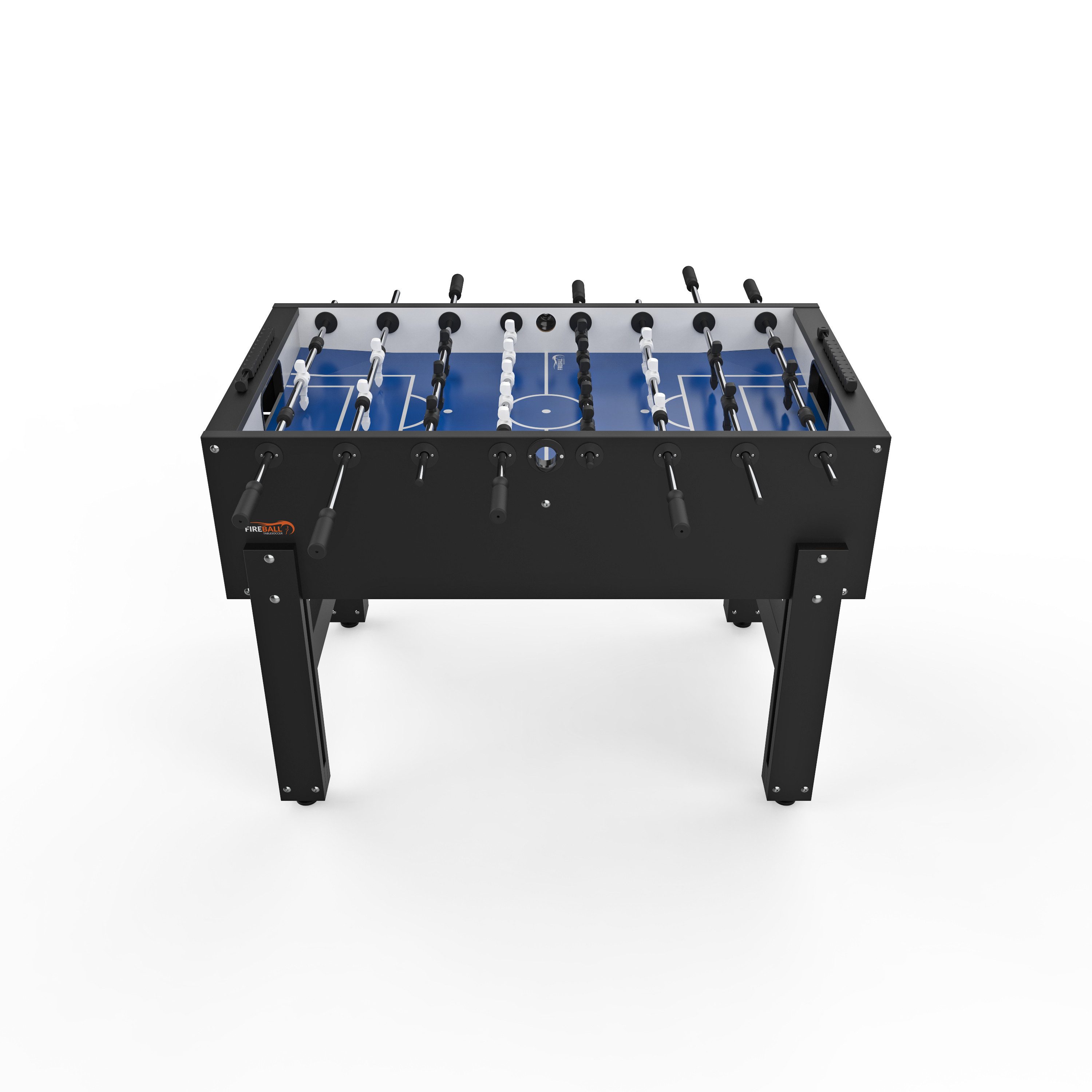 Fireball-Tablesoccer Kickertisch Fireball "Home" schwarz Tischfußball, Made in Germany