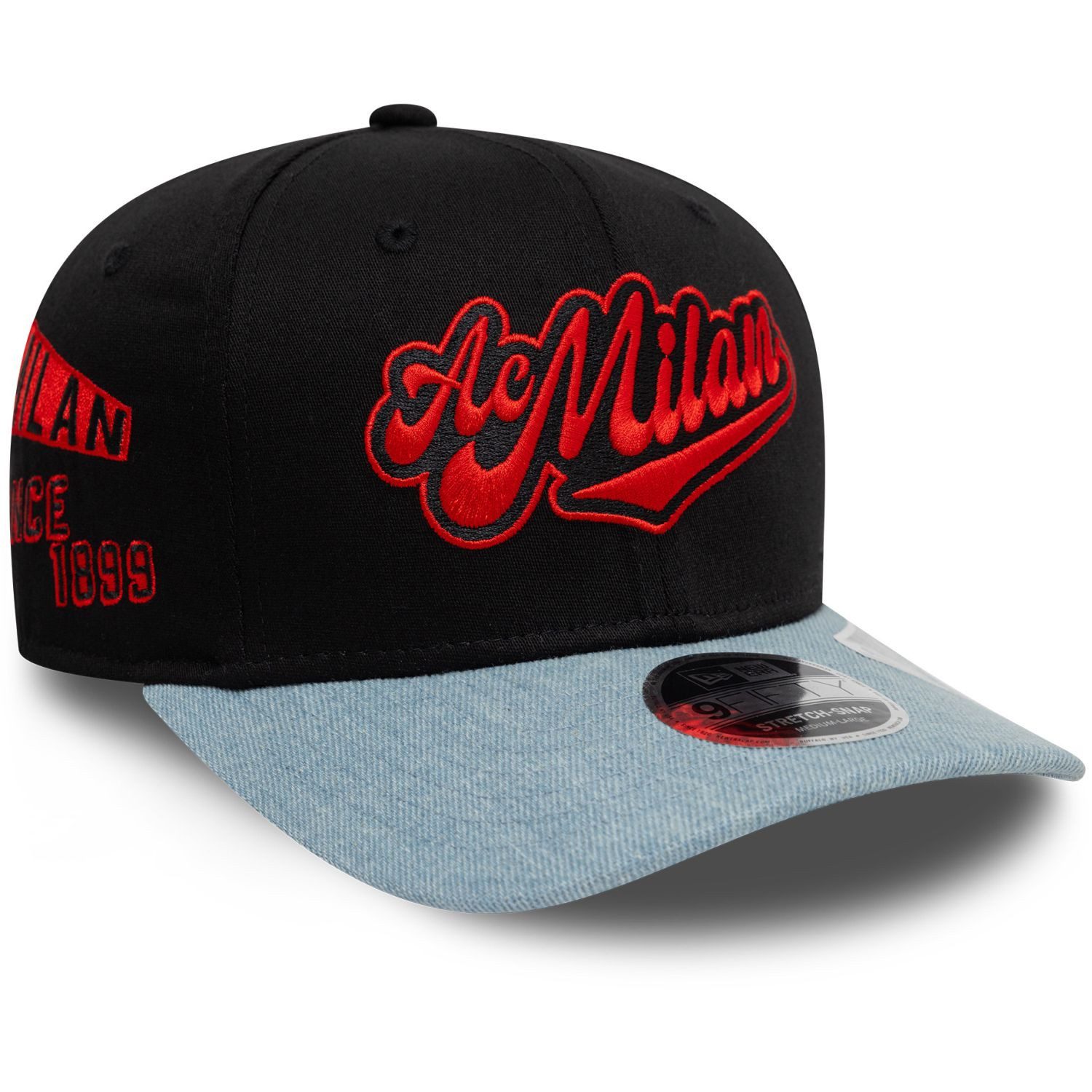 New Era Snapback Cap 9Fifty Stretch DENIM AC Mailand
