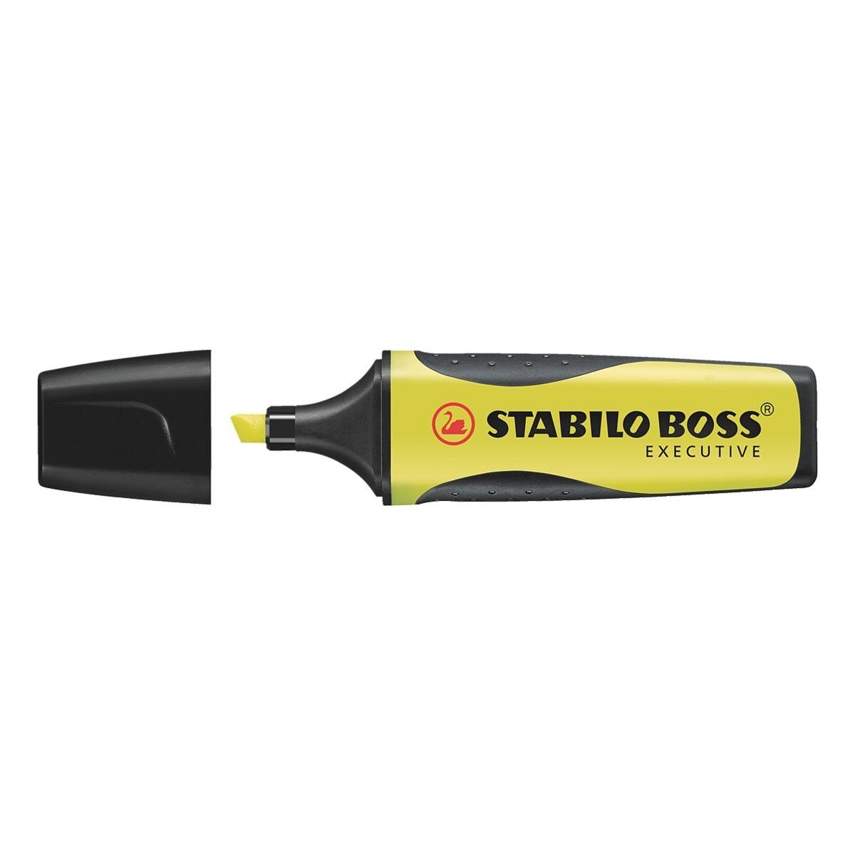 STABILO Marker BOSS® Executive, (1-tlg), Textmarker, schnelltrockend gelb