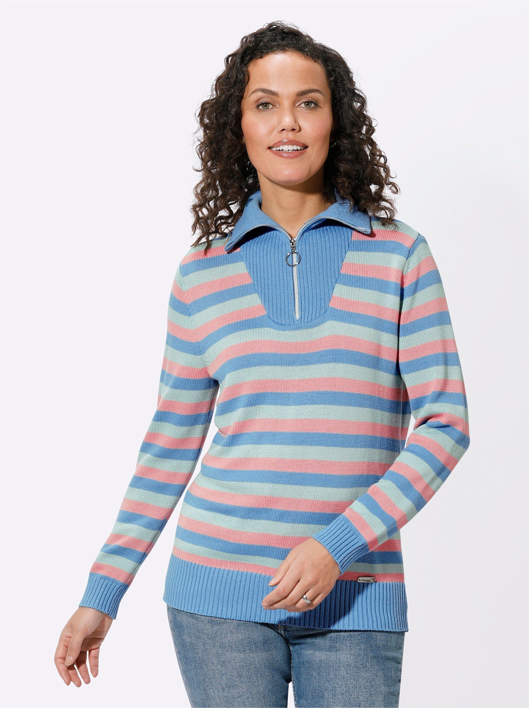 Witt Strickpullover Troyer-Pullover