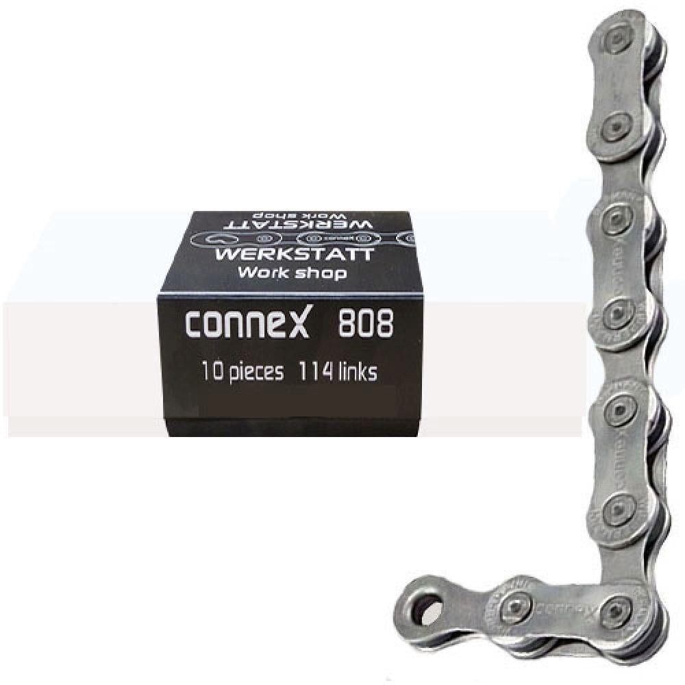 Connex Fahrradkette Connex Schaltungskette 808 Werkstatt 114 Glieder 6/7/8-fach 10 Stück