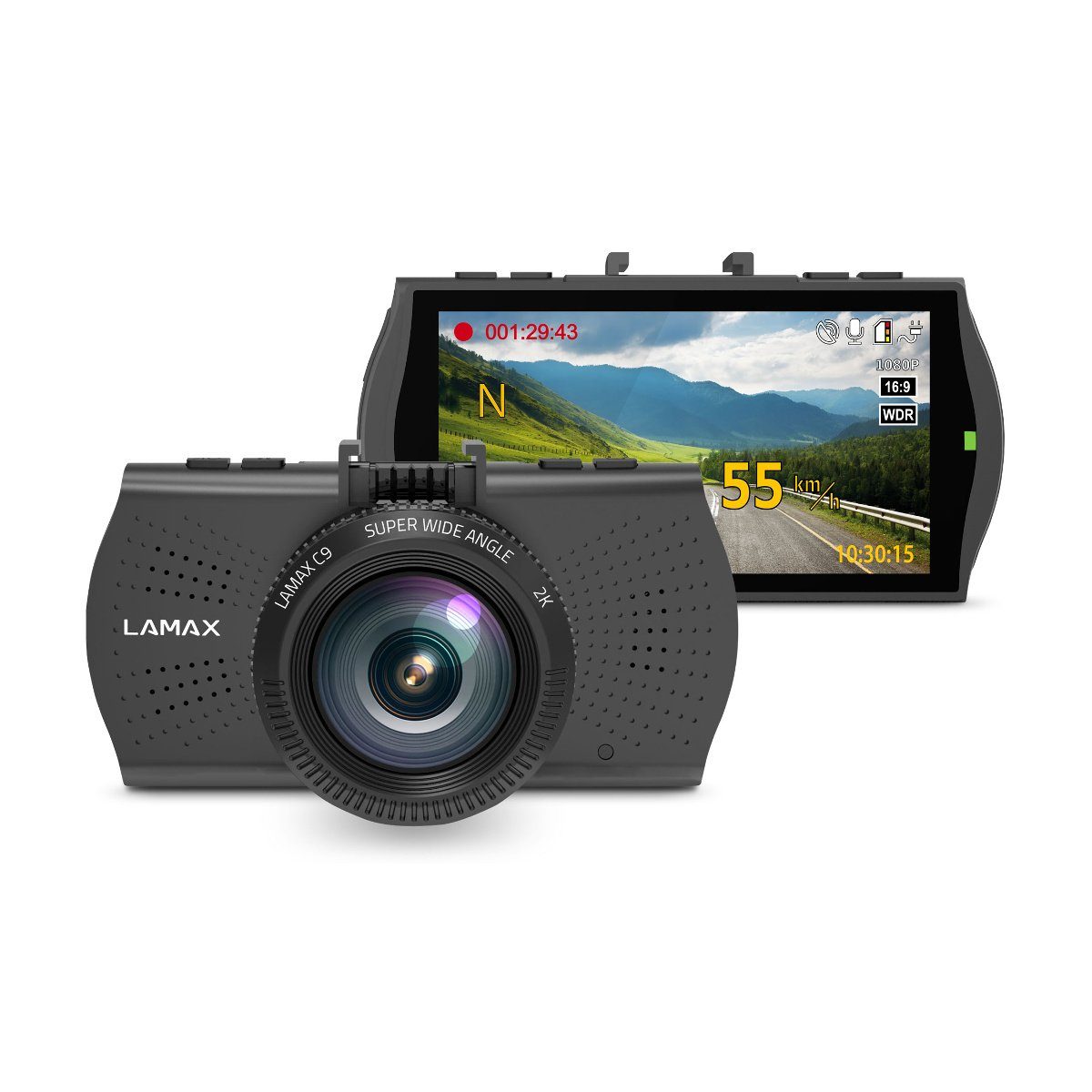 LAMAX integriertem Dashcam C9 (mit Spurhalteassistenten)