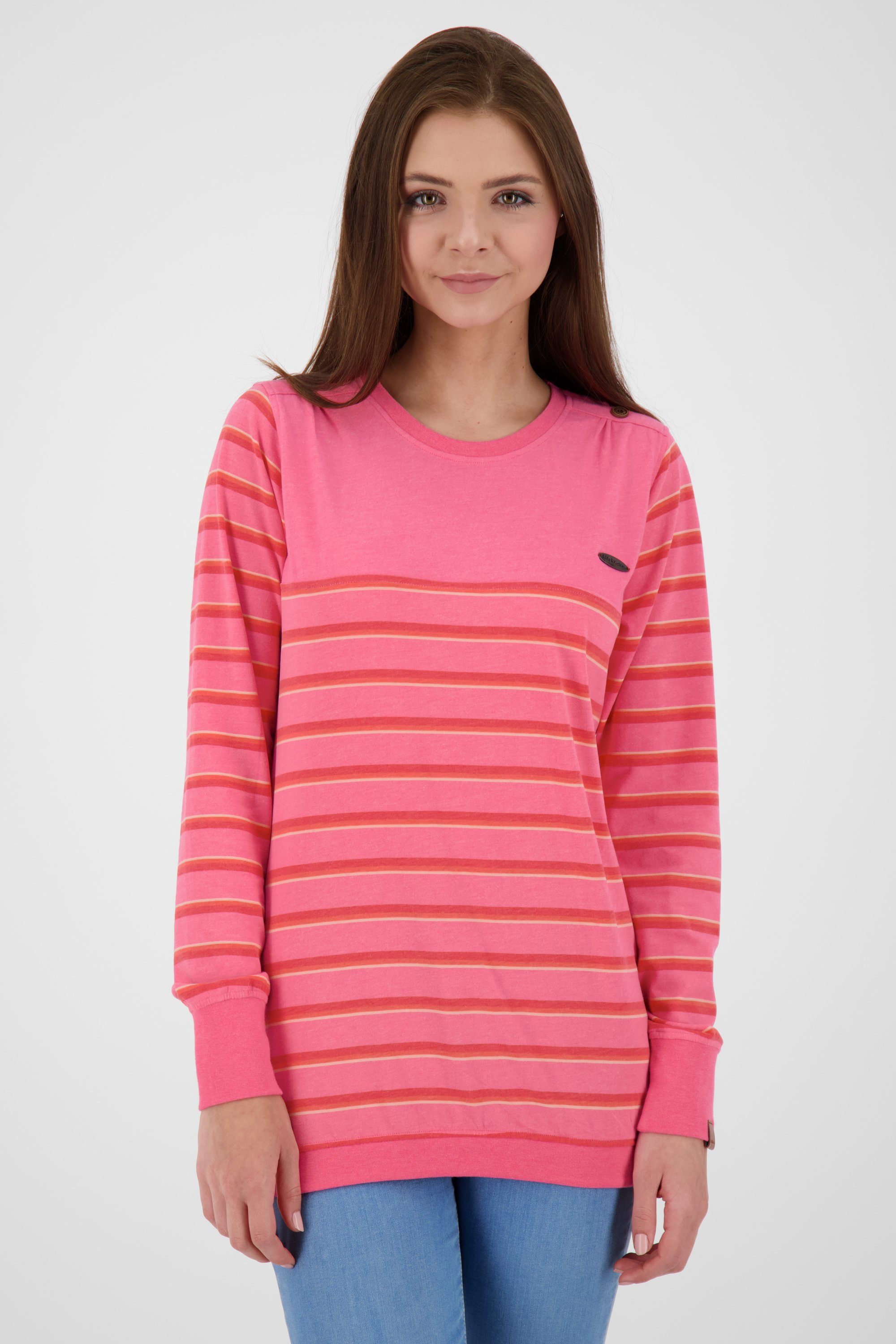 Langarmshirt Damen Alife Longsleeve Langarmshirt & Kickin flamingo LeonieAK