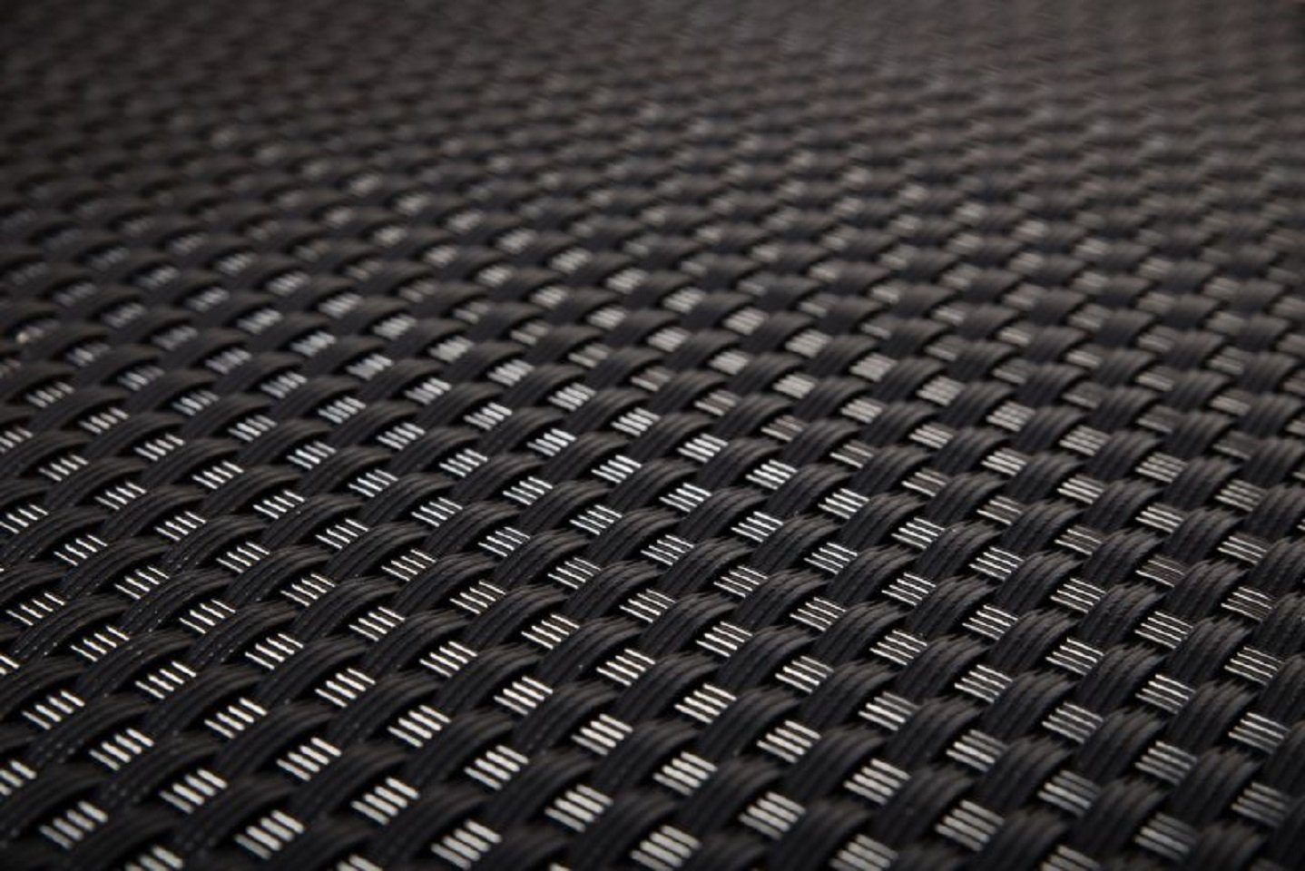 Rattan Art Balkonsichtschutz Polyrattan - Schwarz 0,9m x 3m Zaunblende Windschutz