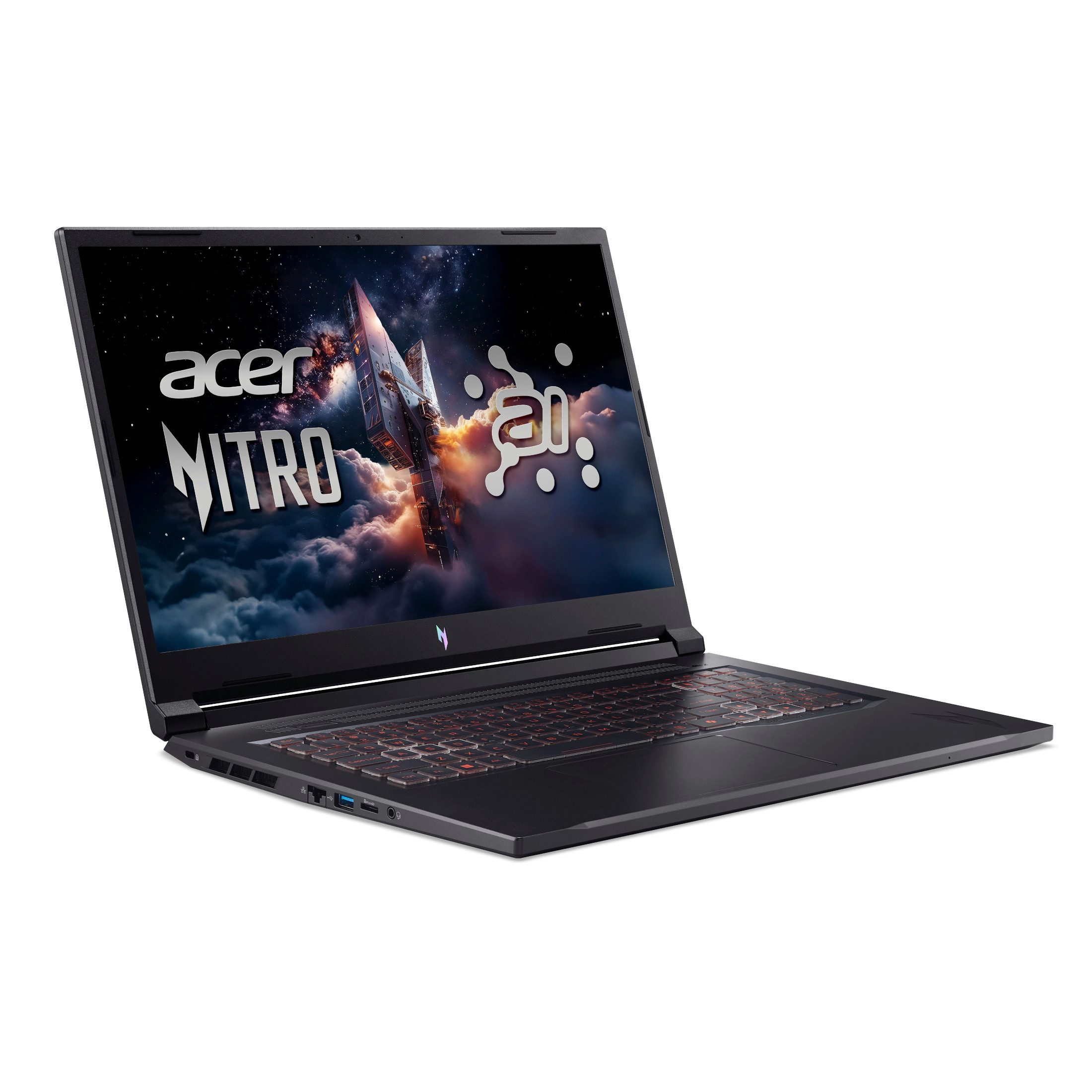 Acer Nitro V17 AI - 17,3" Full-HD - AMD Ryzen 7 260 - GeForce RTX 5060 Gaming-Notebook (43,95 cm/17,3 Zoll, AMD Ryzen™ 7 260, GeForce RTX™ 5060, 8 GB, 250 GB SSD)