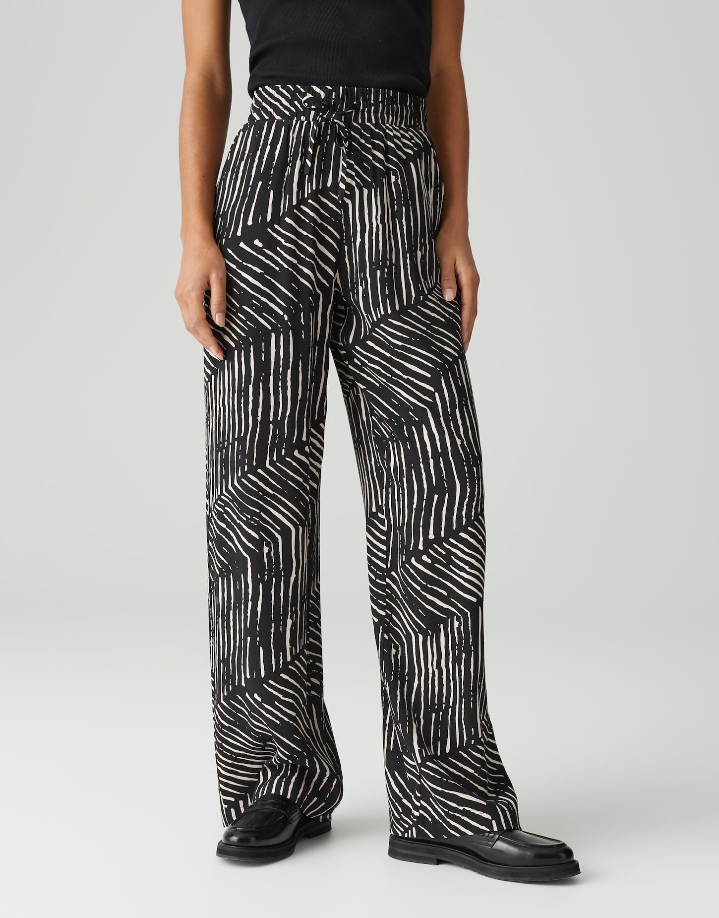 OPUS Stoffhose MAROU PALM LEAVES mit günstig online kaufen