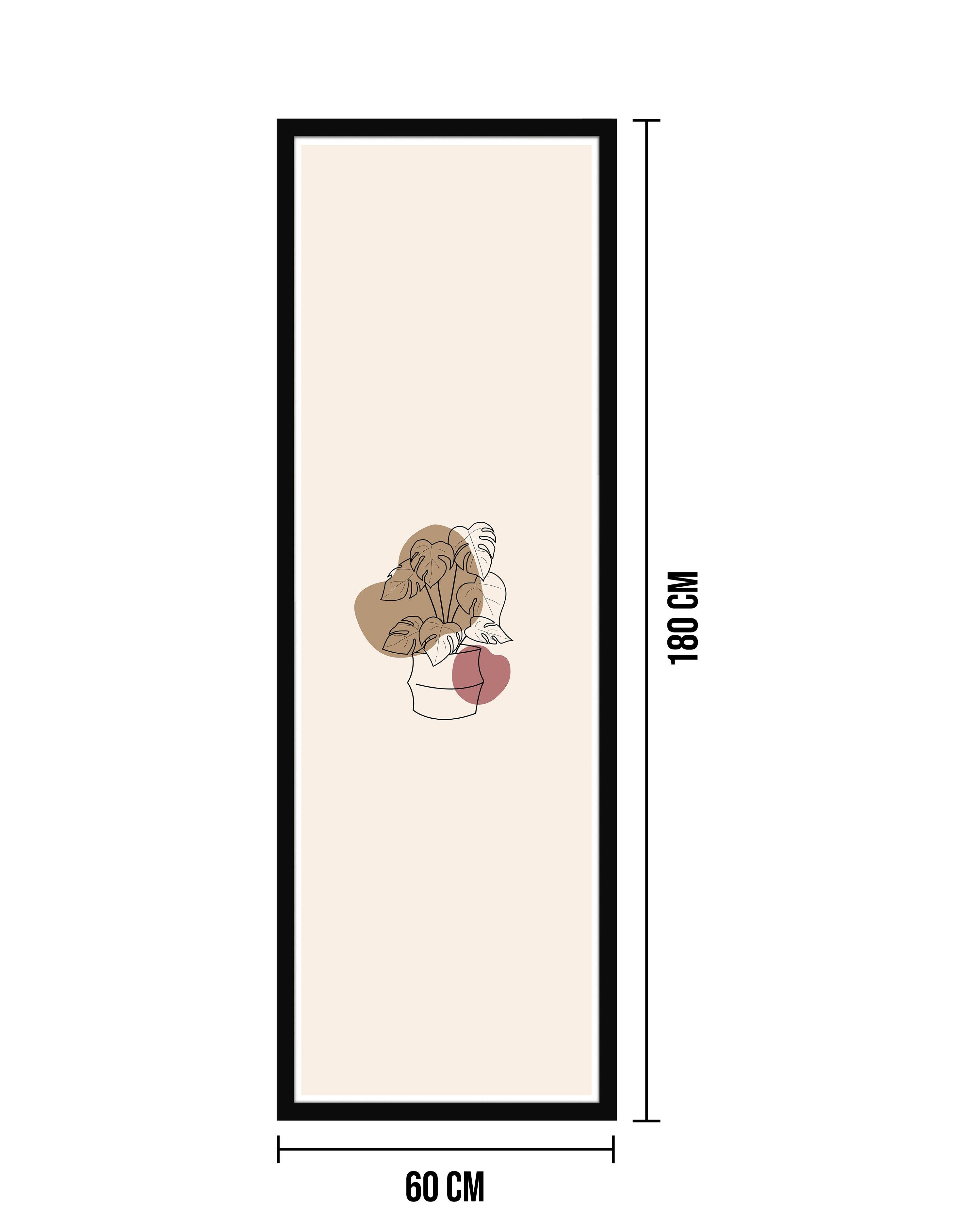 Close Up Bilderrahmen Posterrahmen 60 x 180cm Holzdekor schwarz, aus MDF günstig online kaufen