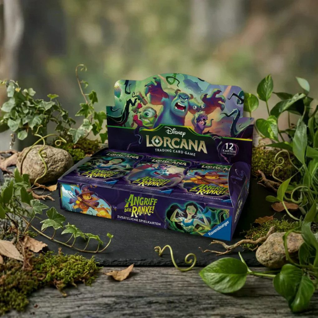 Ravensburger Sammelkarte Disney Lorcana Angriff der Ranke Booster Display Deutsch