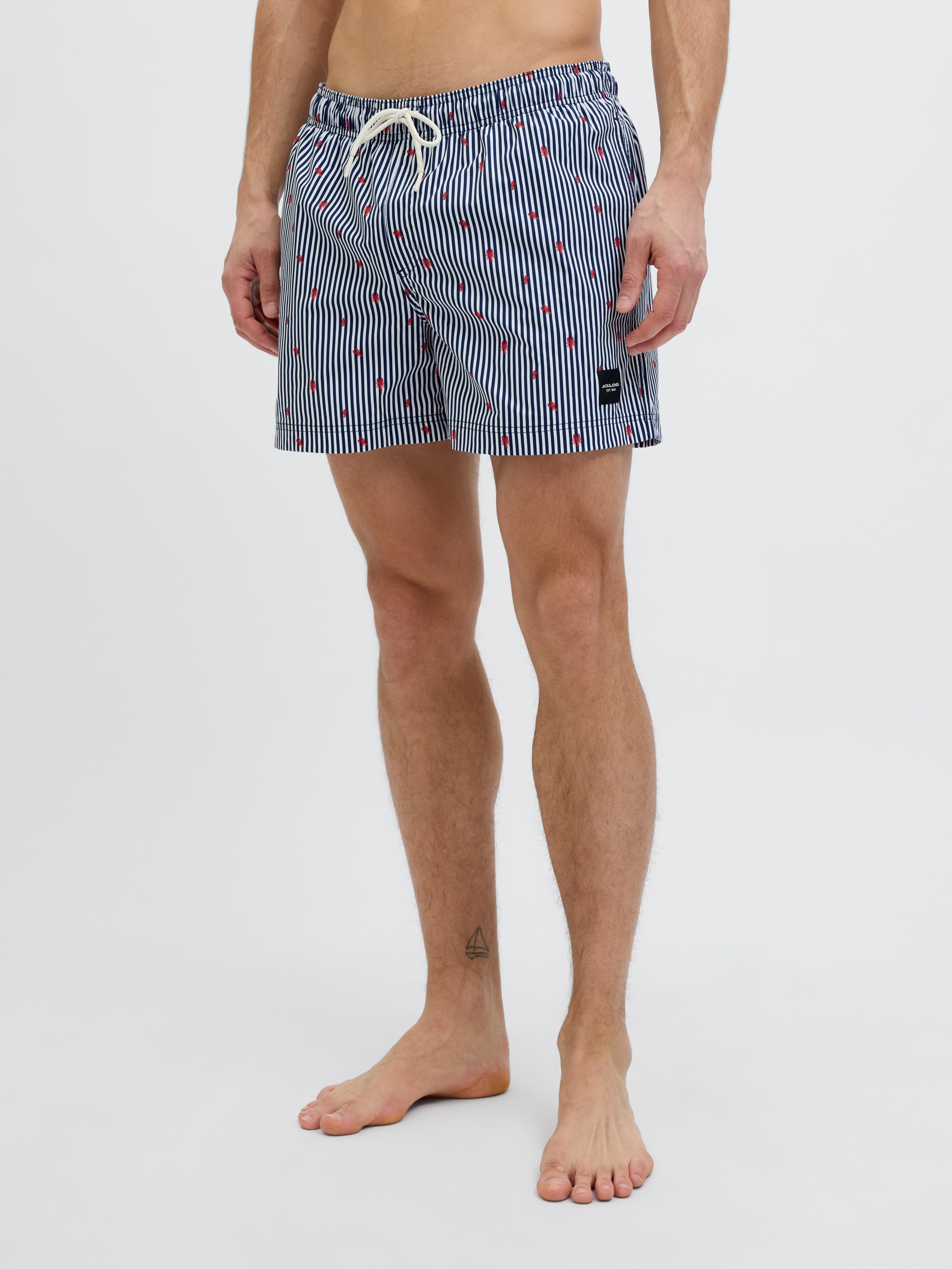 Jack & Jones Badeshorts JPSTMAUI JJSWIM MINI STRIPE AKM SN günstig online kaufen