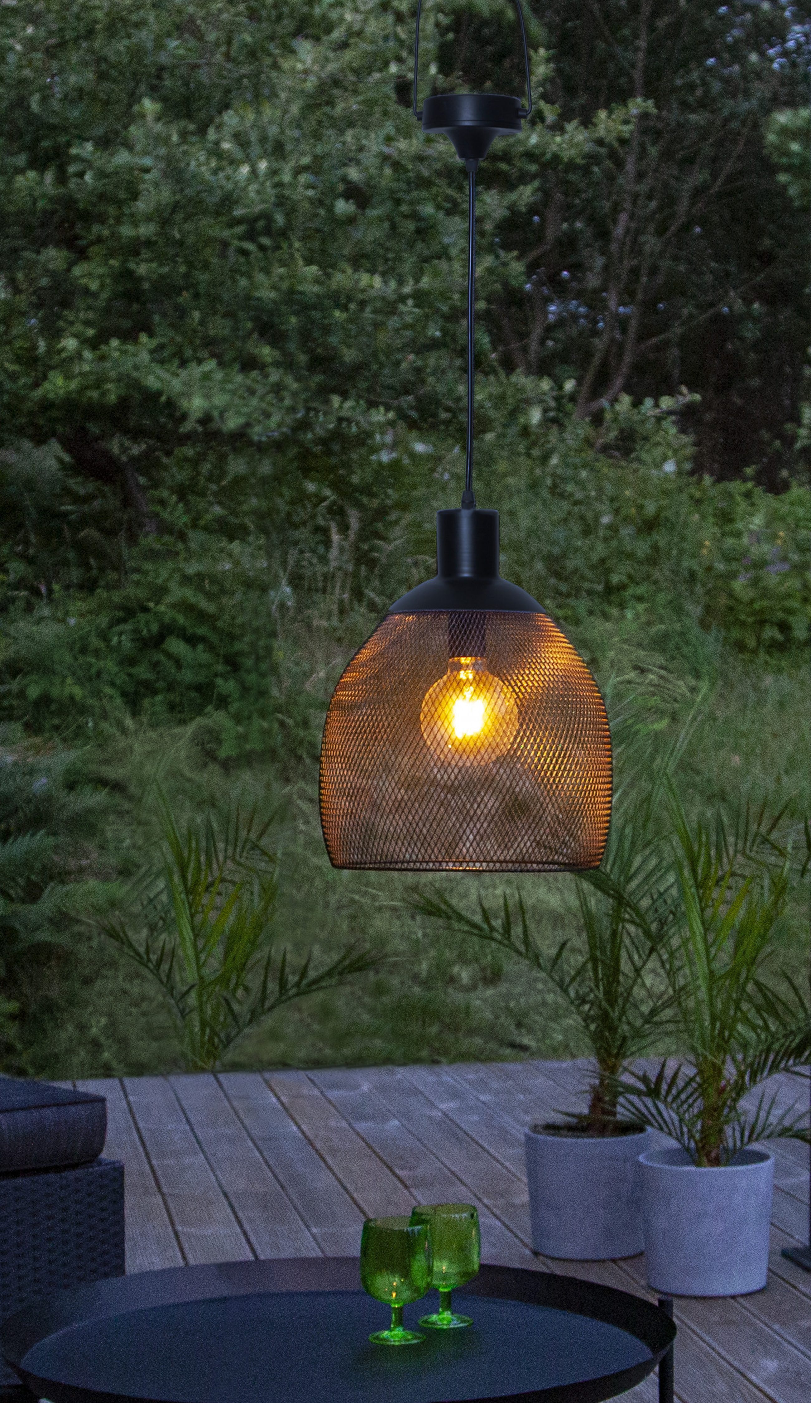 STAR TRADING LED Solarleuchte Solar Lampe Sunlight, Tageslichtsensor, LED fest integriert, Warmweiß, Größere Sunlight-Ausführung, 10lm, Dämmerungssensor