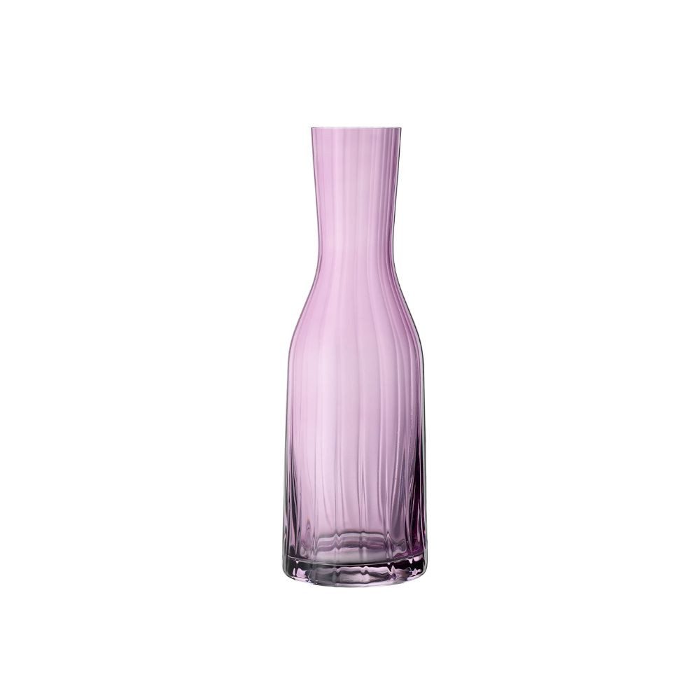 Bohemia Cristal Dekanter BOHEMIA CHRISTAL Karaffe Georgia rosa 1,2 Liter