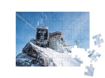 puzzleYOU Puzzle Herrlicher Wintertag auf der Zugspitze, 48 Puzzleteile, puzzleYOU-Kollektionen Zugspitze