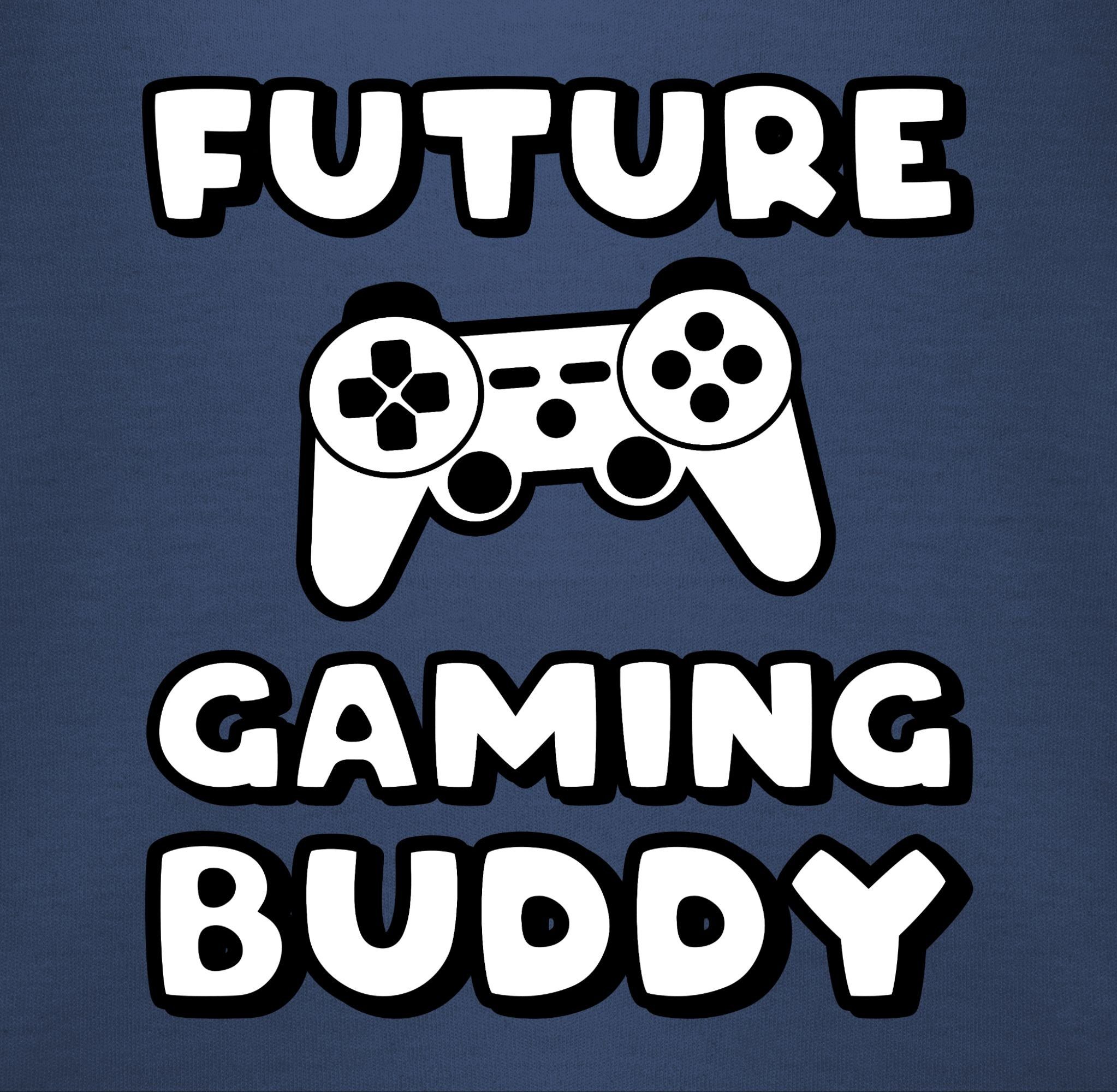 Sprüche Navy Buddy Baby Future Shirtbody Blau Gaming Shirtracer 2