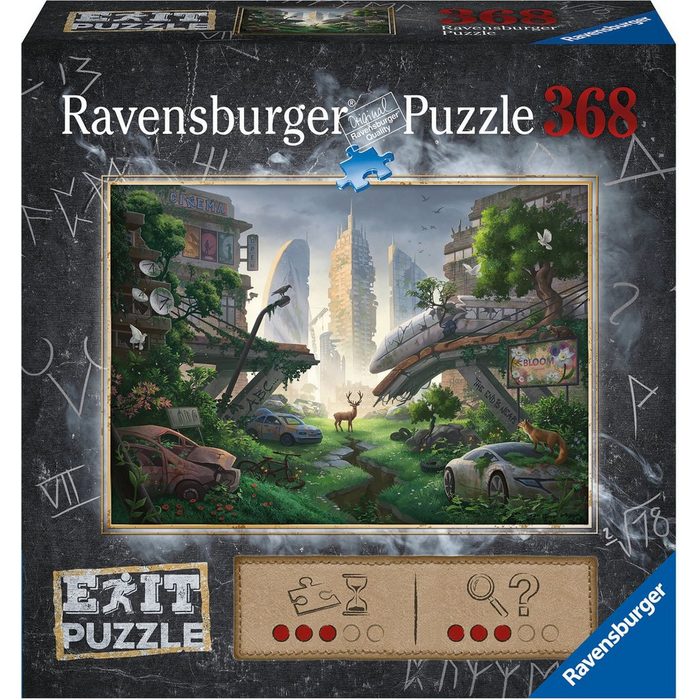 Ravensburger Puzzle Exit: Apokalyptische Stadt 368 Puzzleteile Made in Germany; FSC® - schützt Wald - weltweit