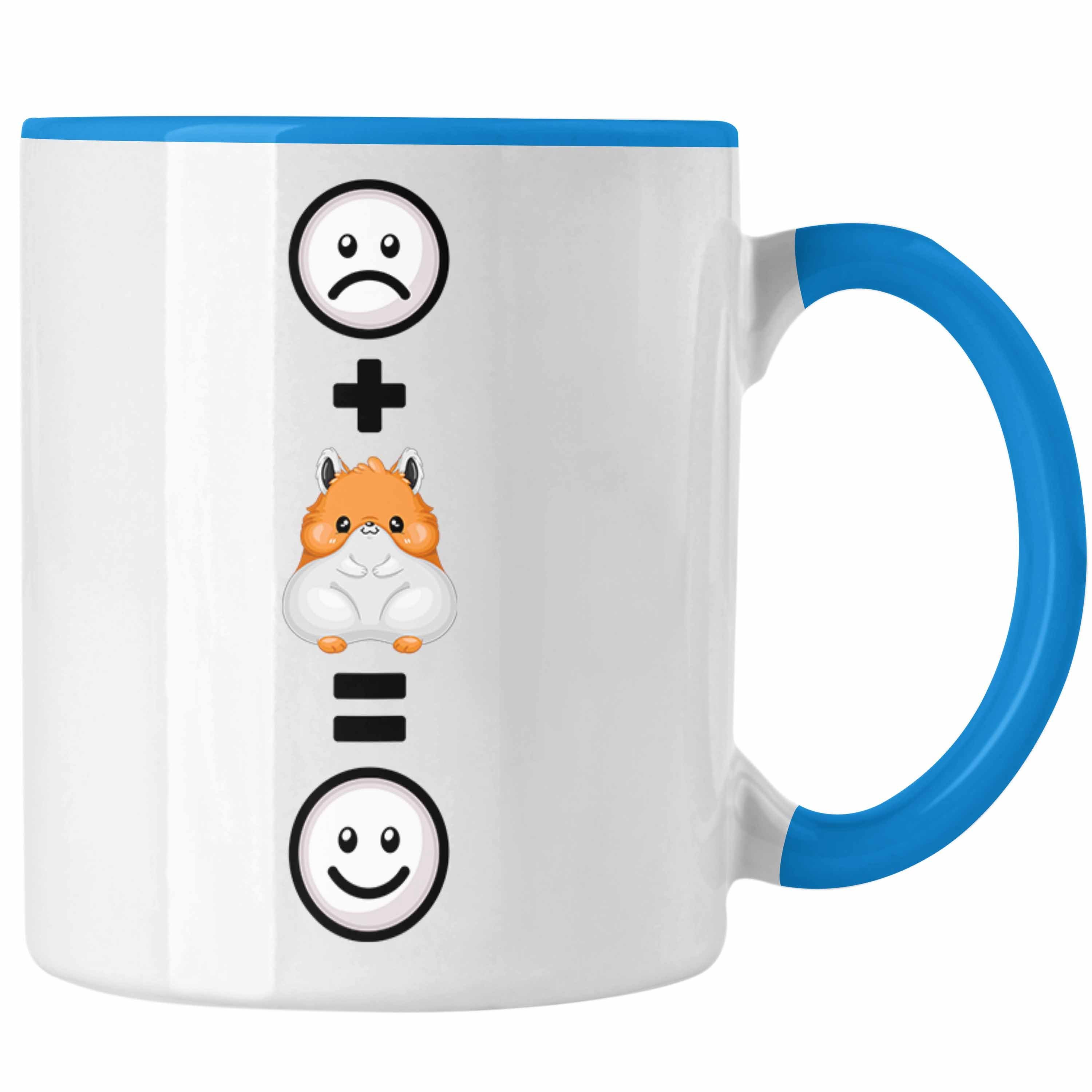 Hamster Geschenk für Hamster :(Hamst Trendation Blau Liebhaber Tasse Fans Besitzer Tasse