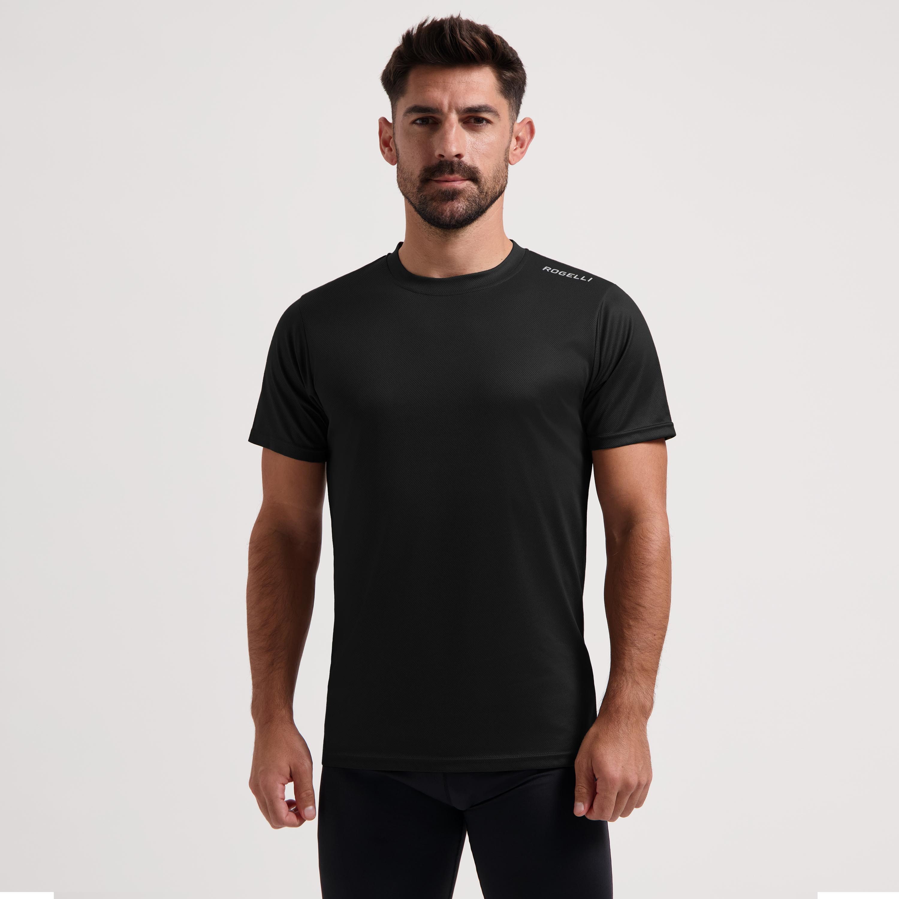 Rogelli Funktionsshirt Herren Laufshirt 2er-Pack Kurzarmshirt