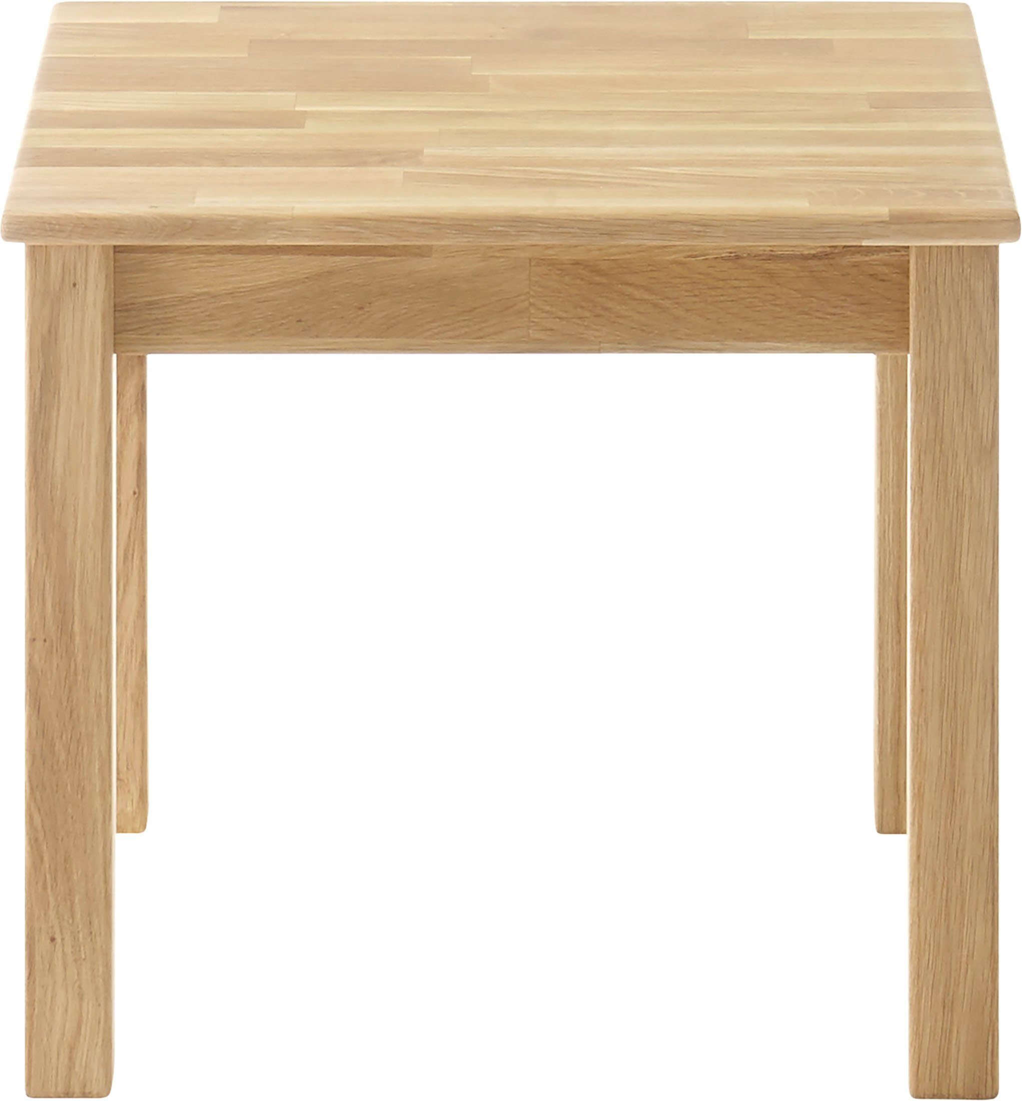 MCA furniture Couchtisch Wohnzimmertisch Alfons, bis Wildeiche Wildeiche kg geölt, 20 | Wildeiche Massivholz keilverzinkt | belastbar