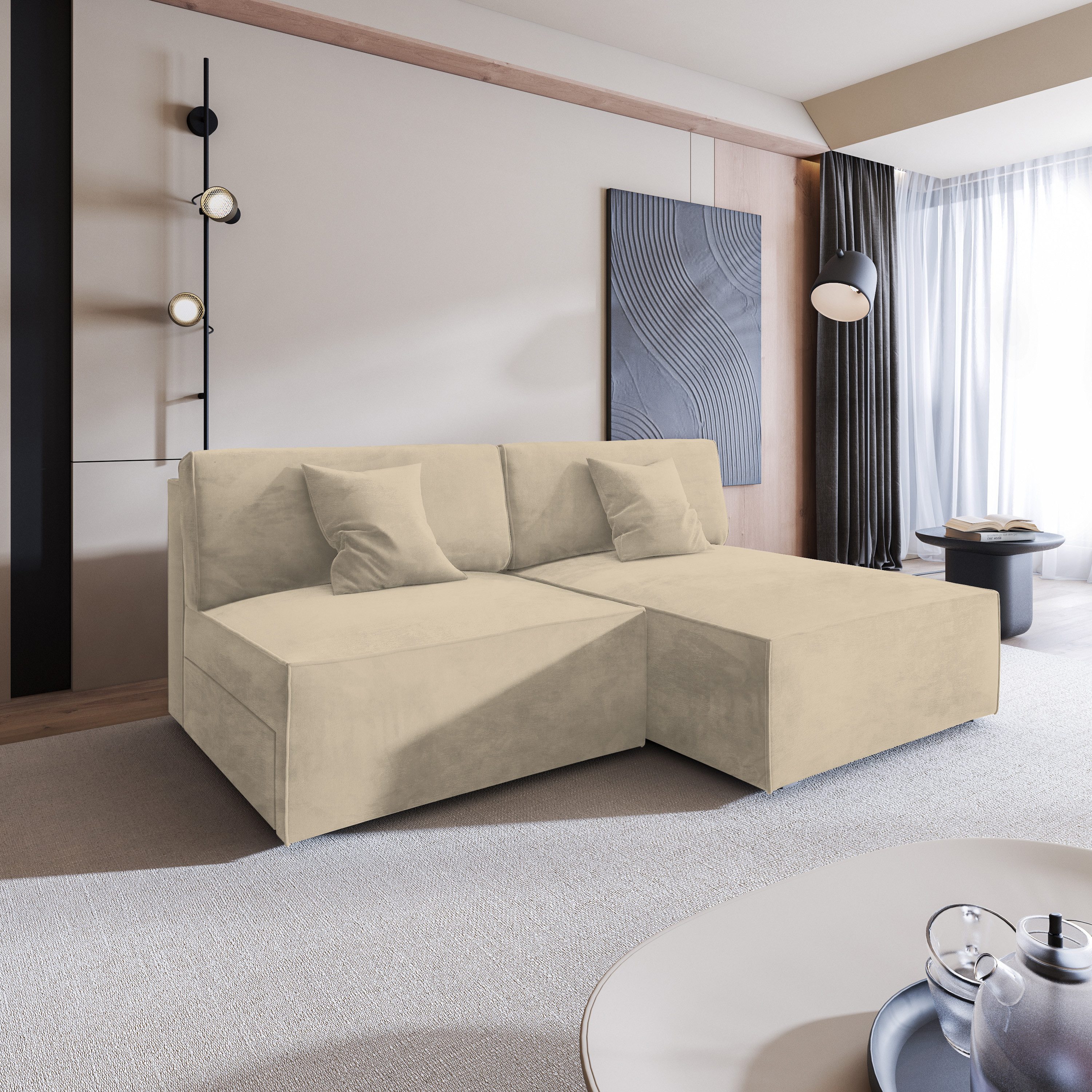 Masseno Ecksofa FIORO mit Schlaffunktion L-Form, günstig online kaufen