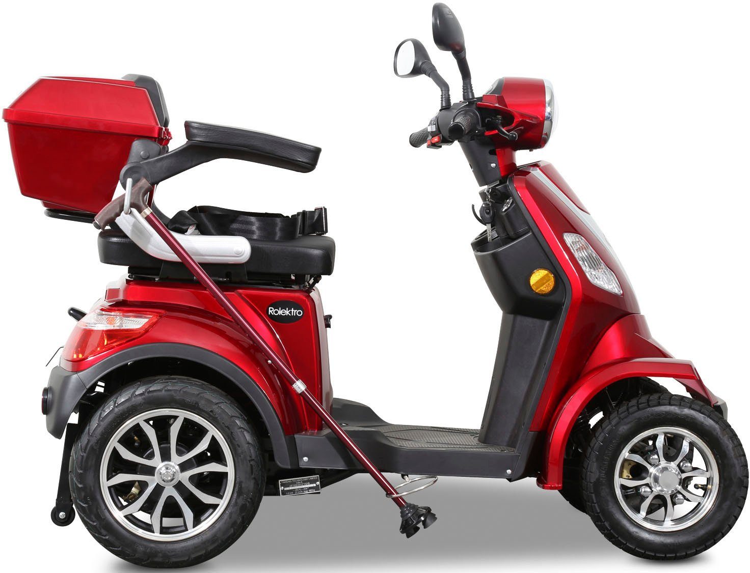 Rolektro electric vehicle E-Quad 15, lead gel battery, 1000 W, 15 km/h, (with top case)